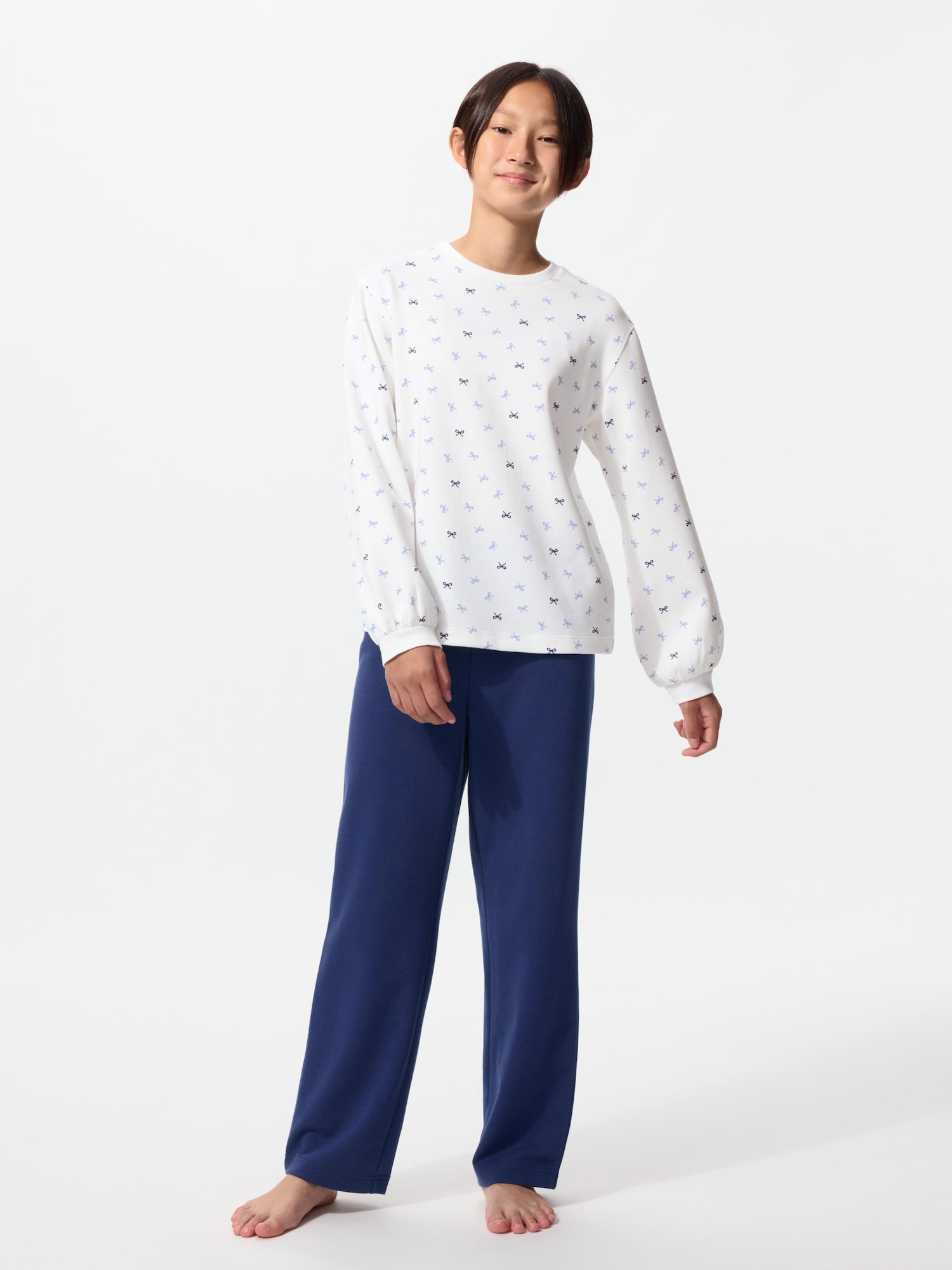 Девочкам AIRism ультра-стрейч лонгслив комплект — UNIQLO
