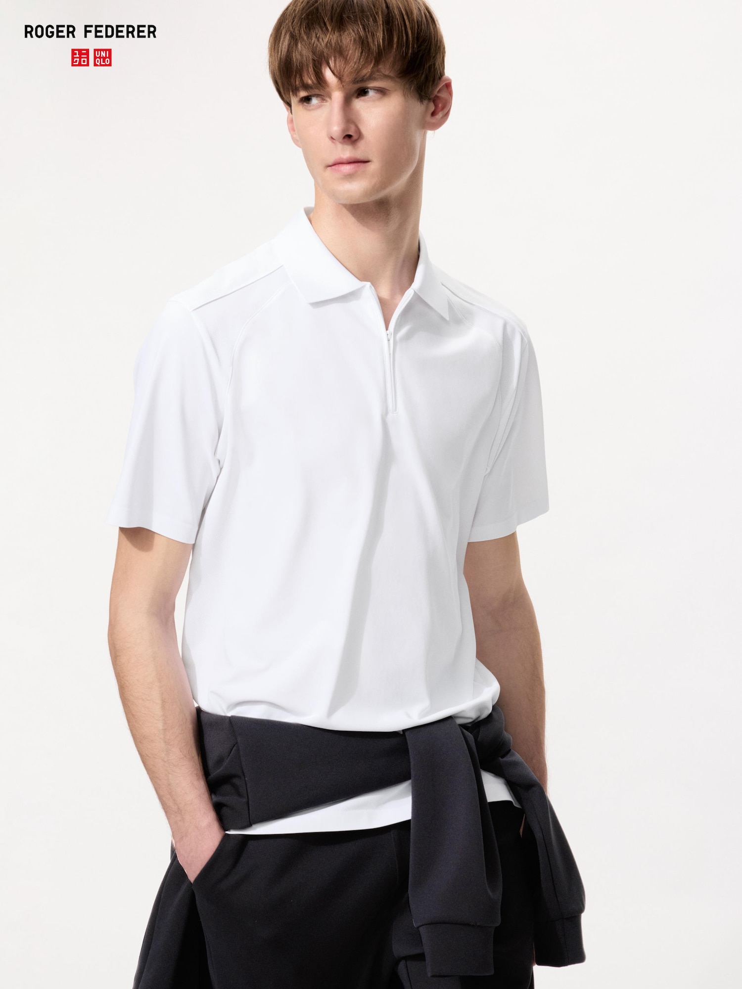 Поло-рубашка Dry EX полузип — UNIQLO