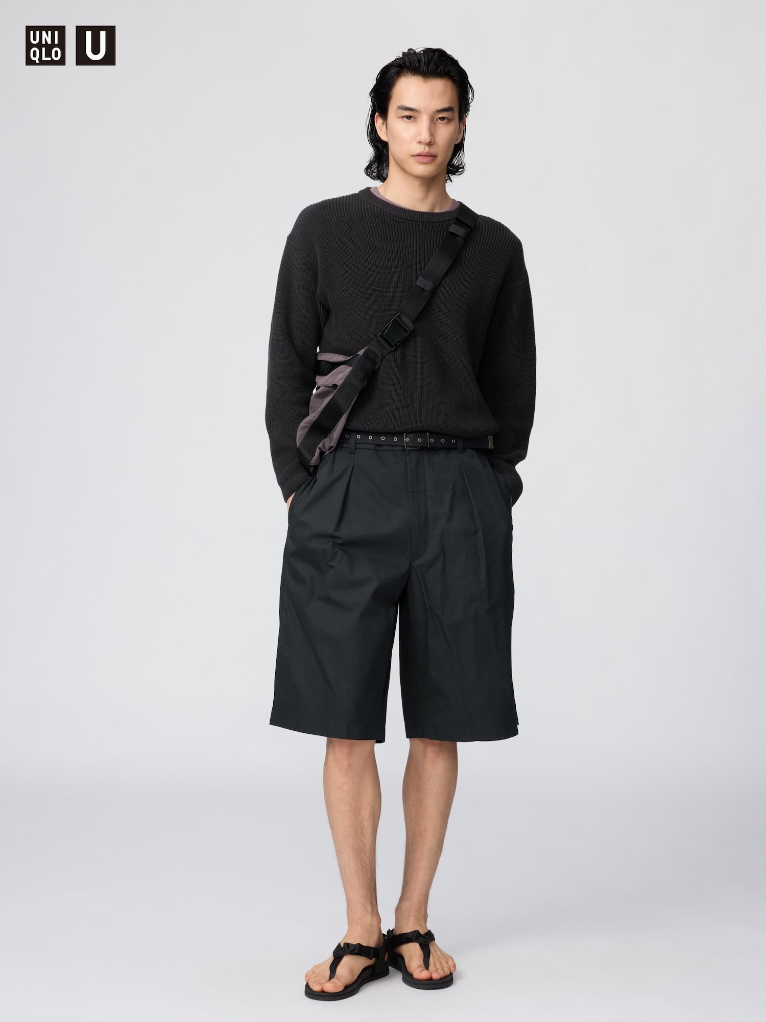 Шорты с защипами — UNIQLO