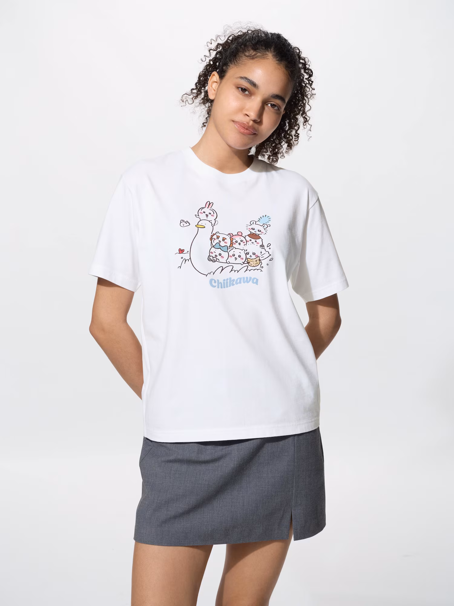 Футболка Chiikawa UT релаксированного кроя — UNIQLO