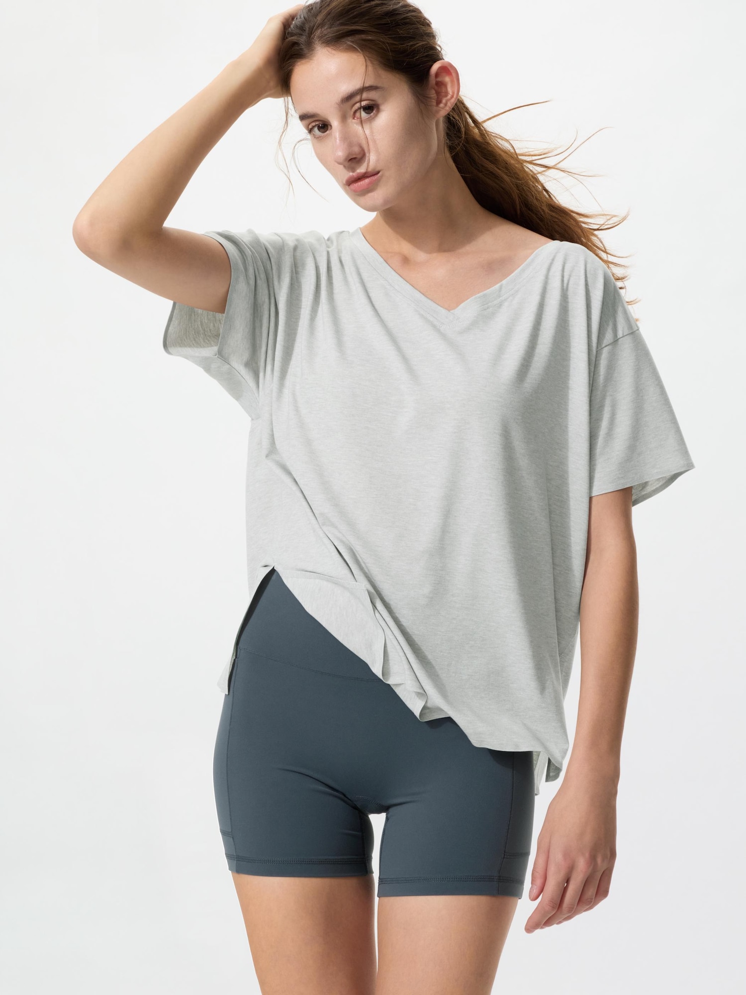 Ультраэластичные шорты-байкеры — UNIQLO