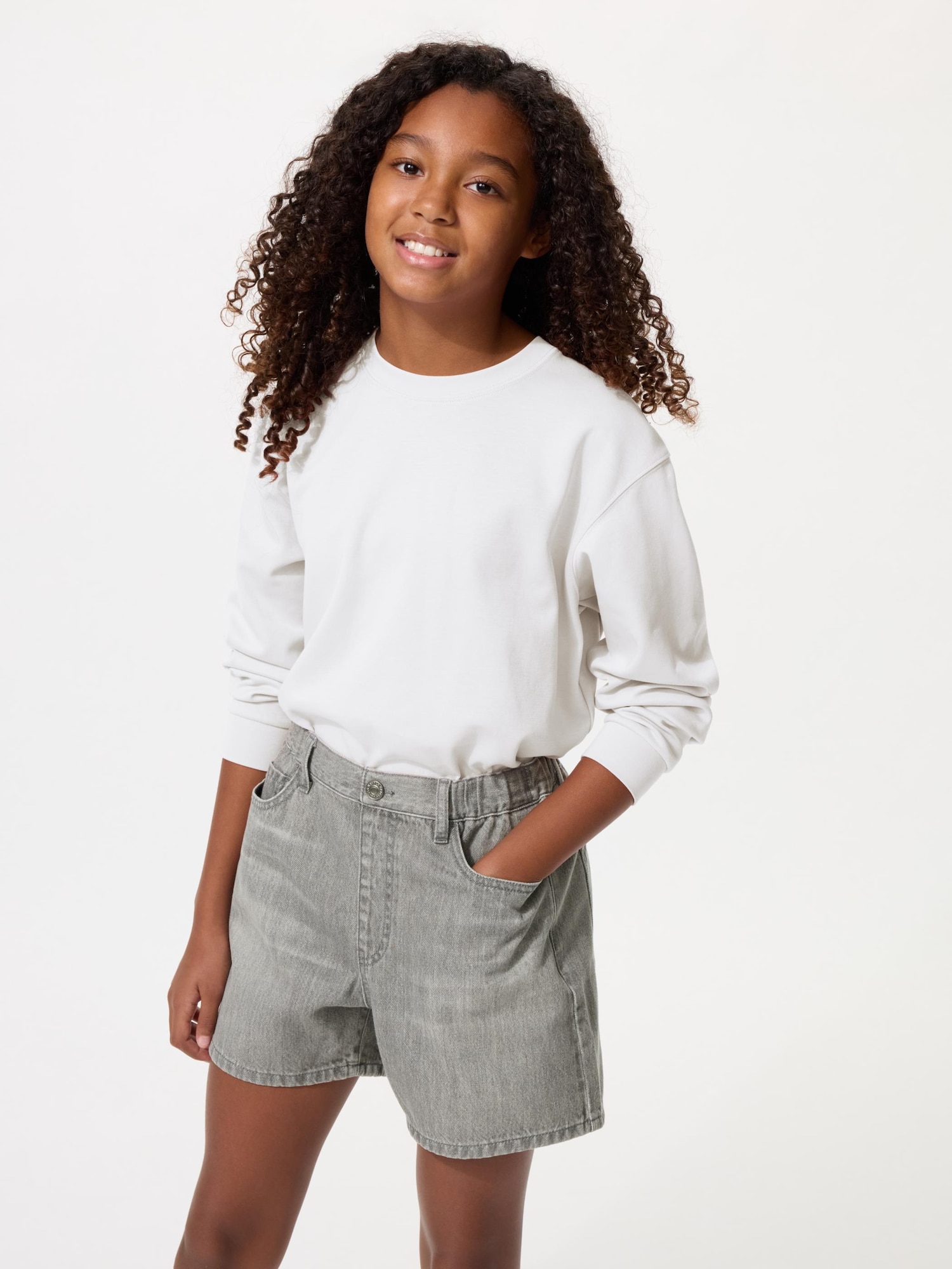 Girls джинсовые шорты — UNIQLO