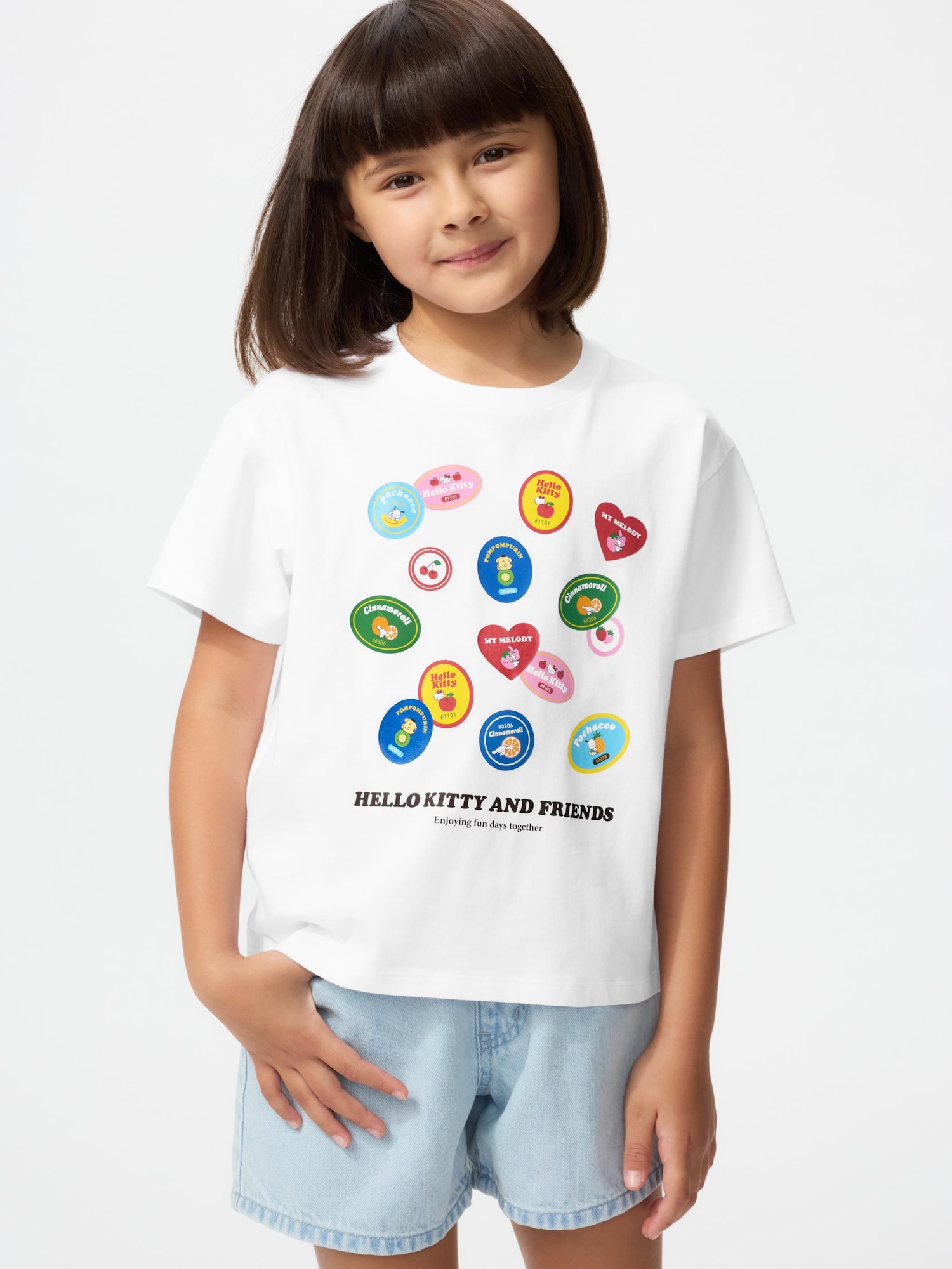 Футболка GIRLS Sanrio персонажи — UNIQLO