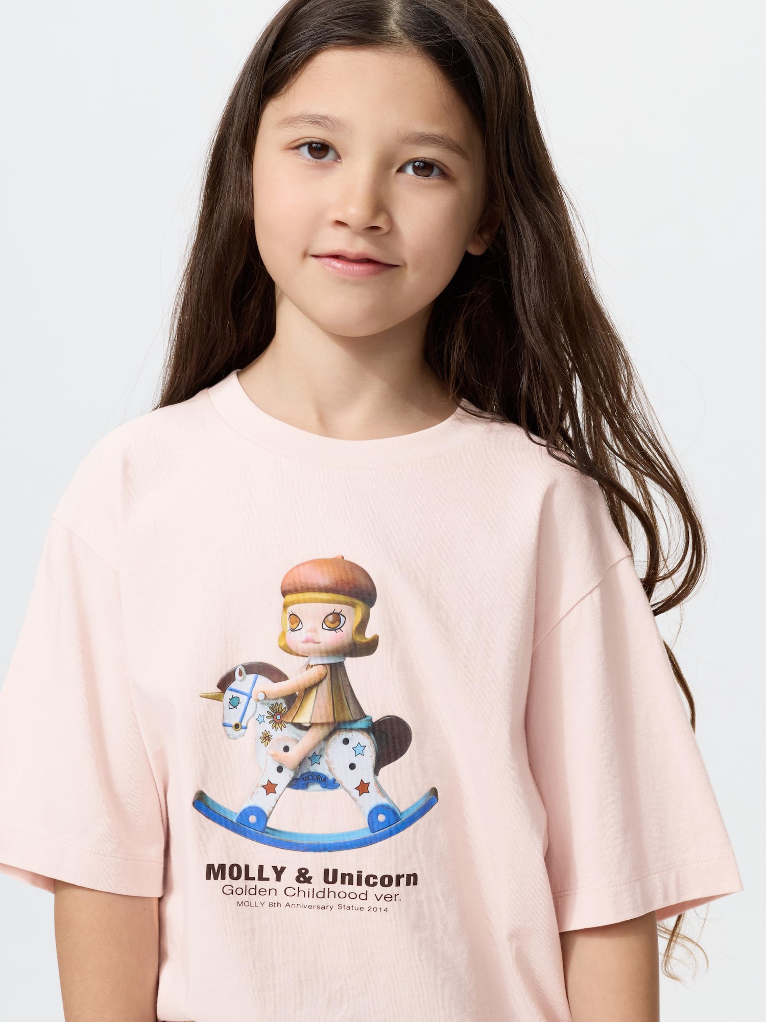 Футболка GIRLS POP MART оверсайз — UNIQLO
