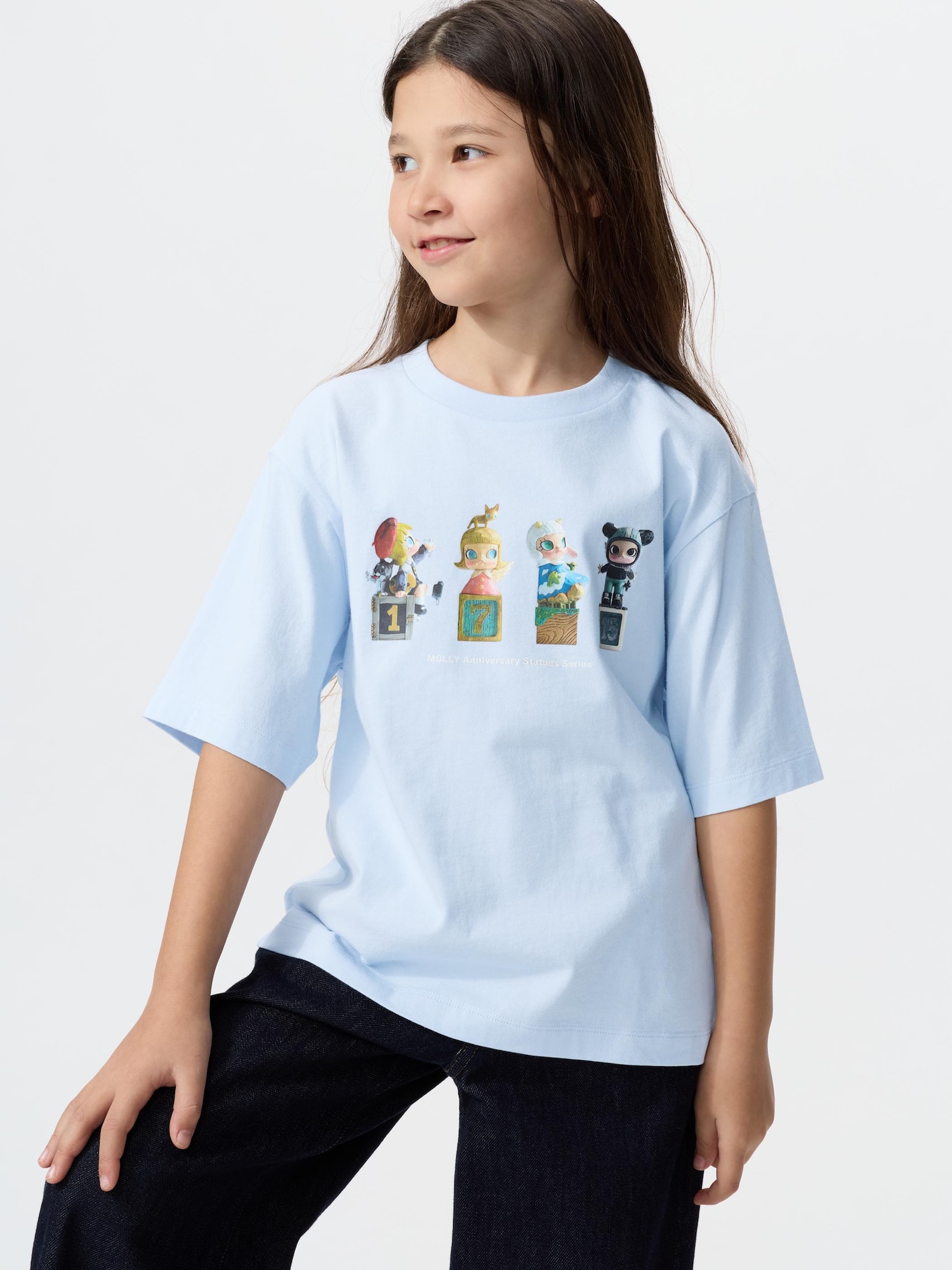 Футболка GIRLS POP MART оверсайз — UNIQLO