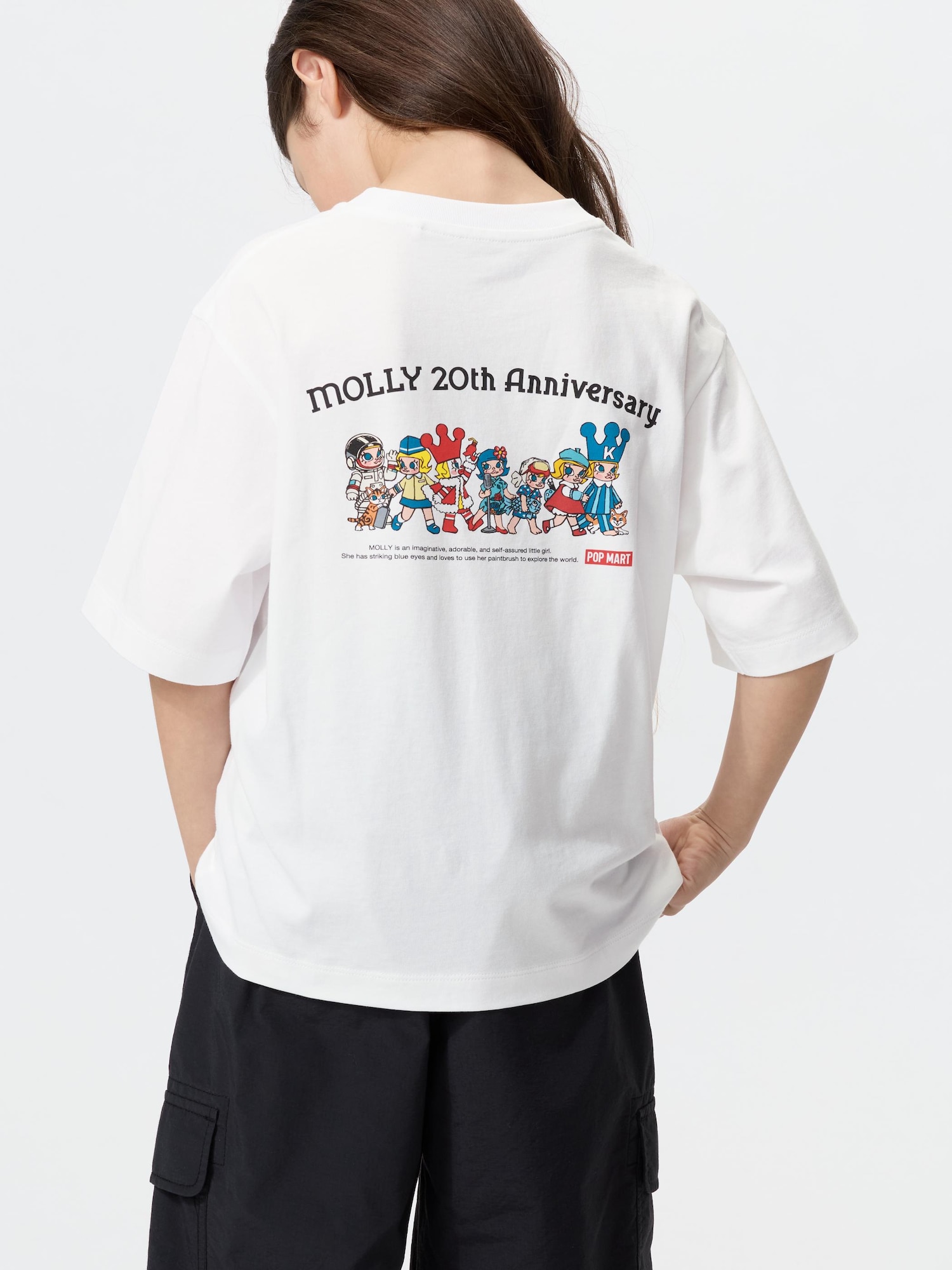Футболка GIRLS POP MART оверсайз — UNIQLO