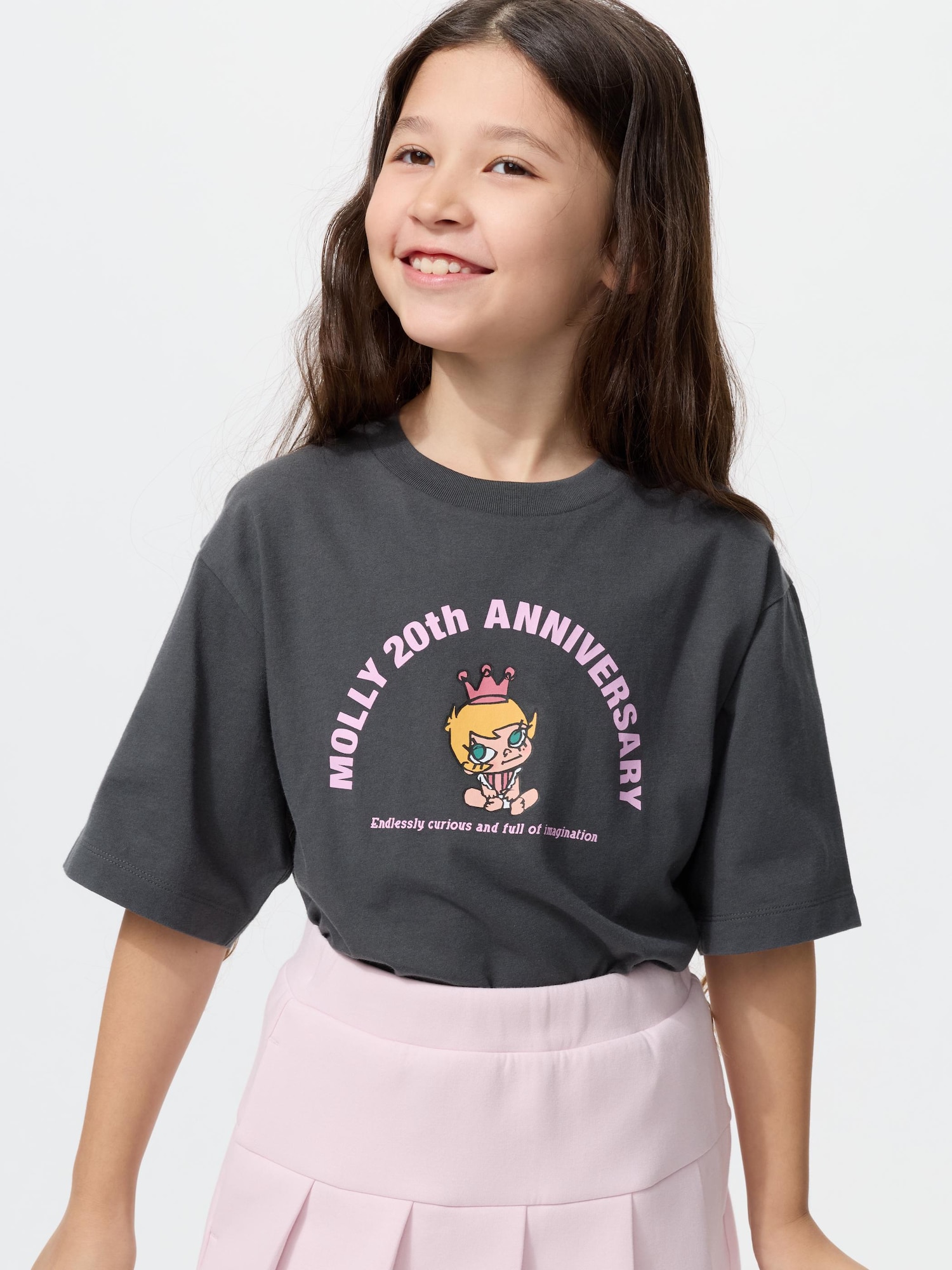 Футболка GIRLS POP MART оверсайз — UNIQLO