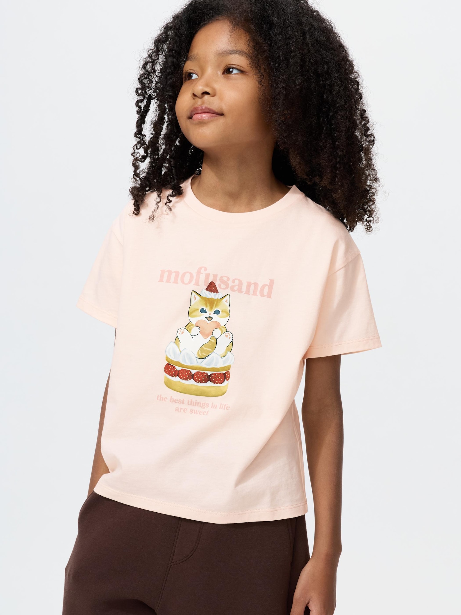 Футболка UT mofusand для девочек — UNIQLO