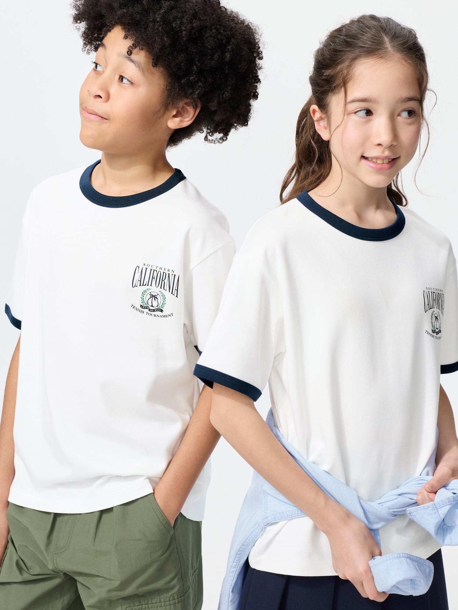 AIRism хлопковая футболка с принтом, круглый вырез — UNIQLO