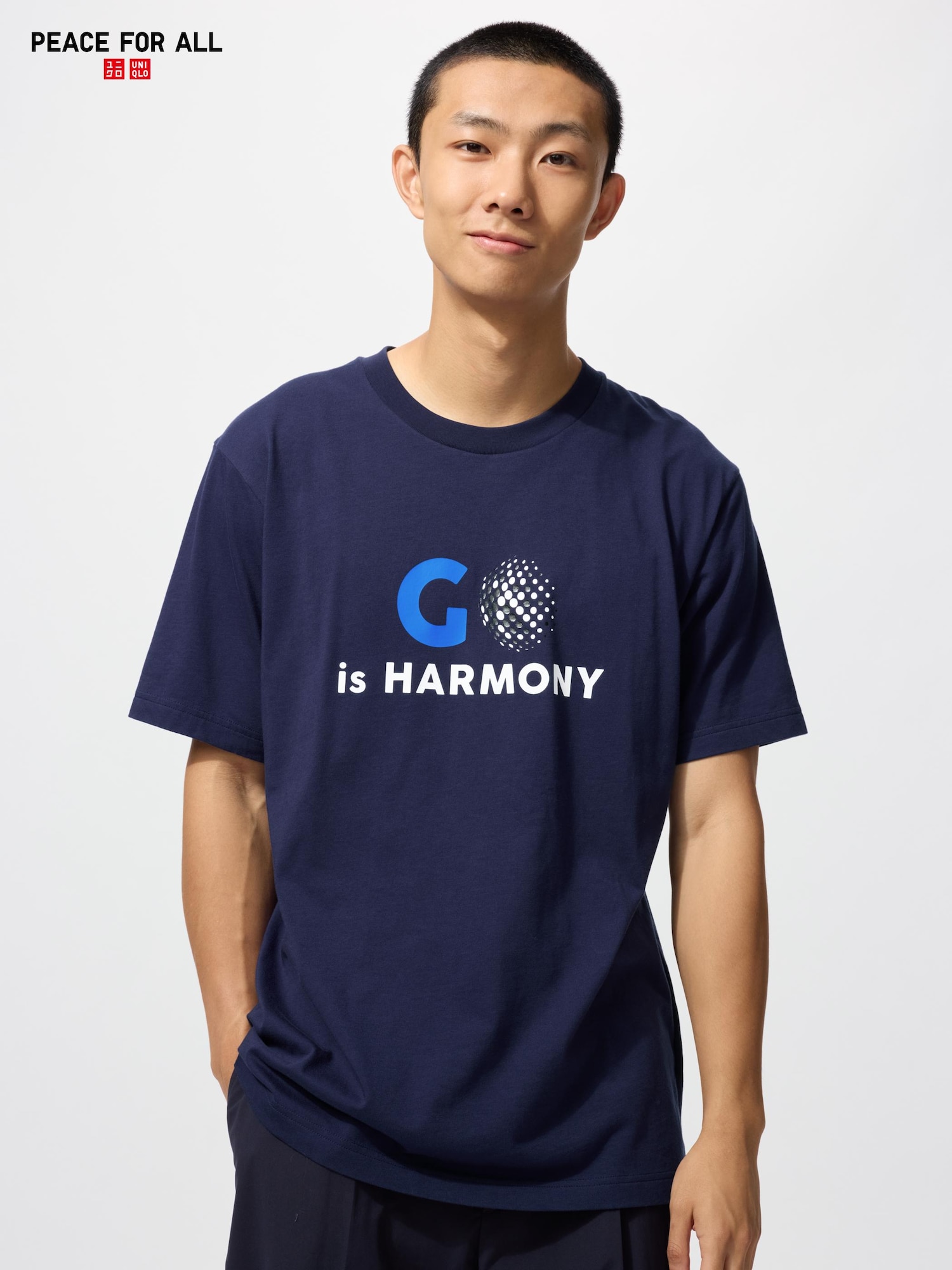 Футболка PEACE FOR ALL Икирики Рё — UNIQLO