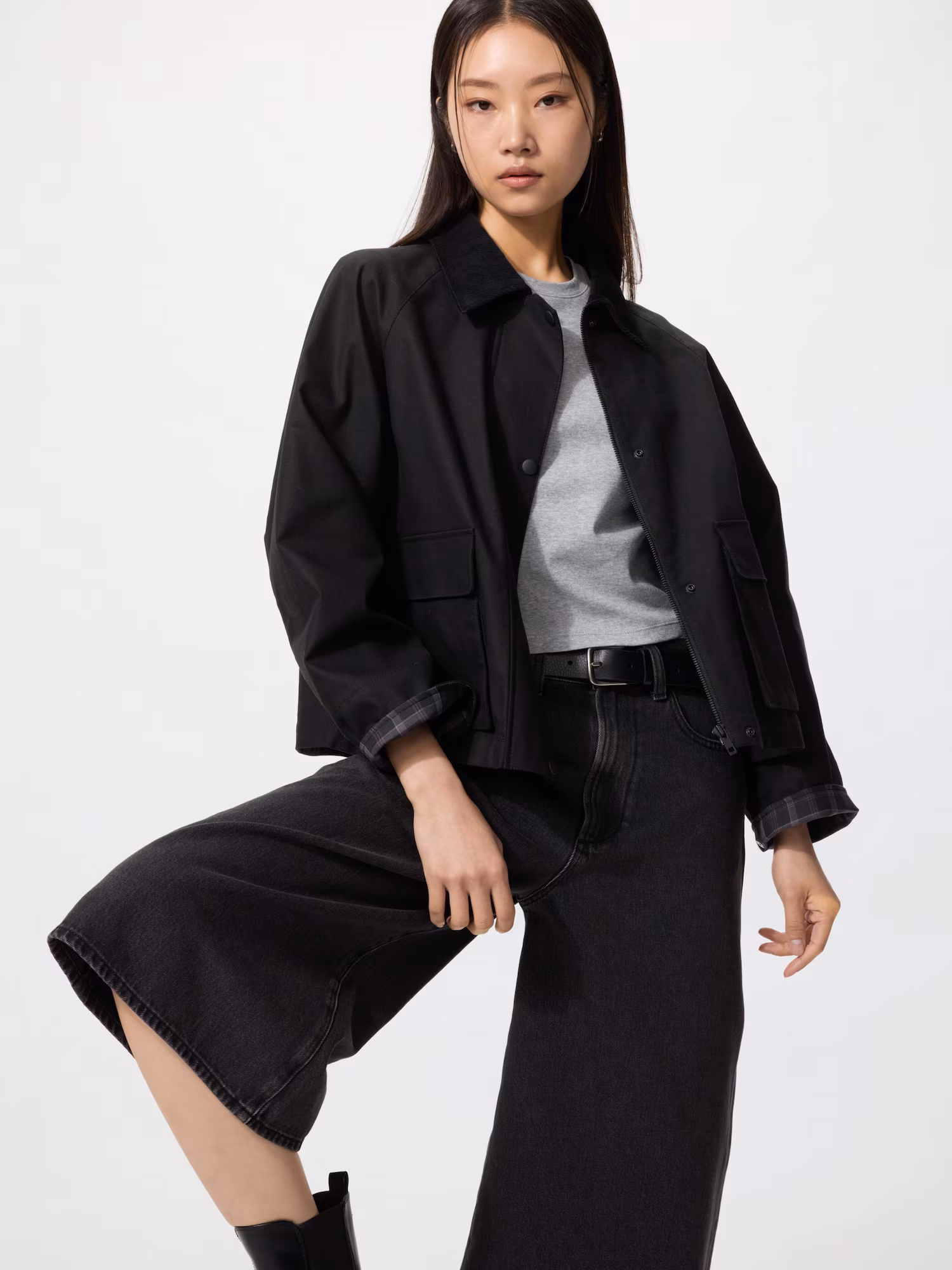 Утилитарный короткий жакет — UNIQLO