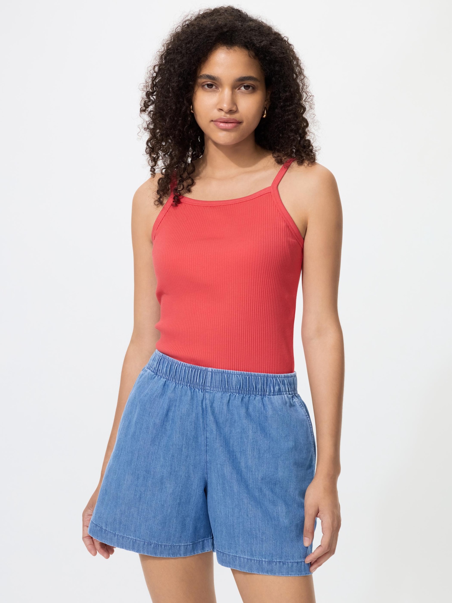 Хлопковые шорты свободного кроя — UNIQLO