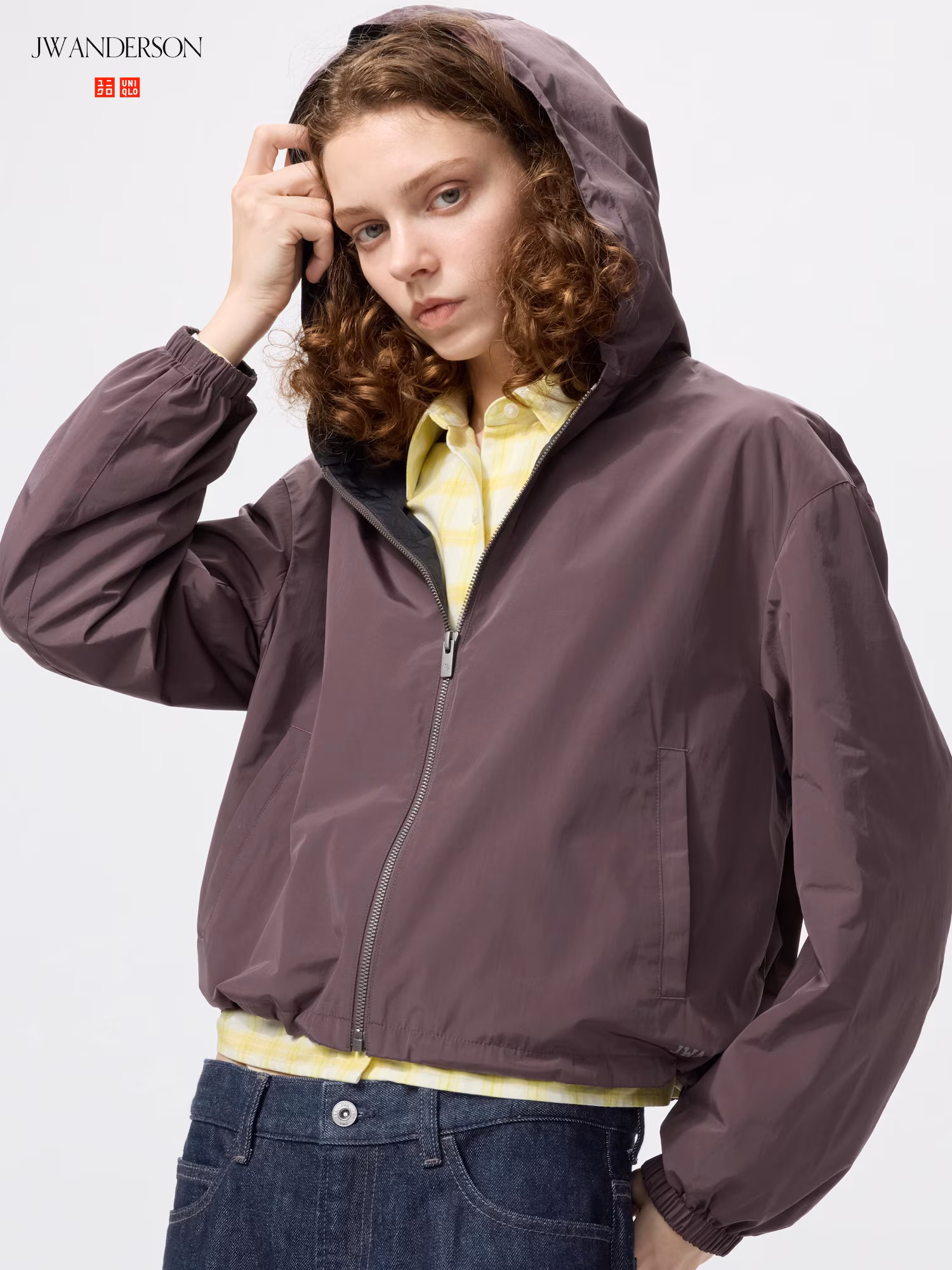 Короткая ветрозащитная парка — UNIQLO