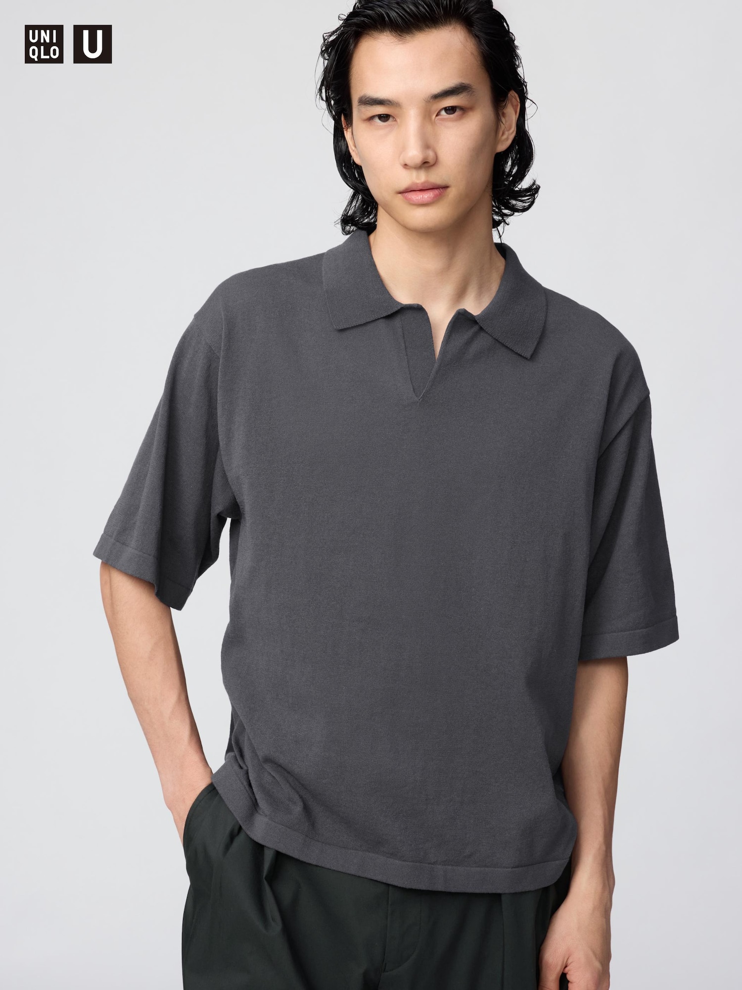 Поло-свитер со скиппером — UNIQLO