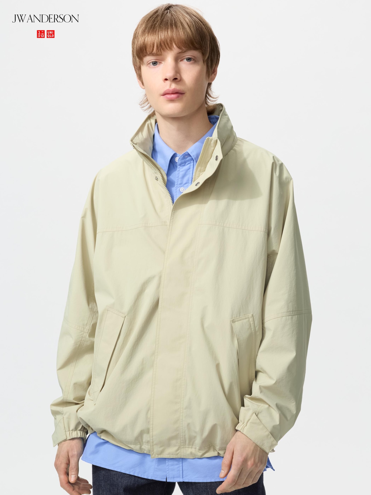 Блузон с воротником-стойкой и защитой от ветра — UNIQLO