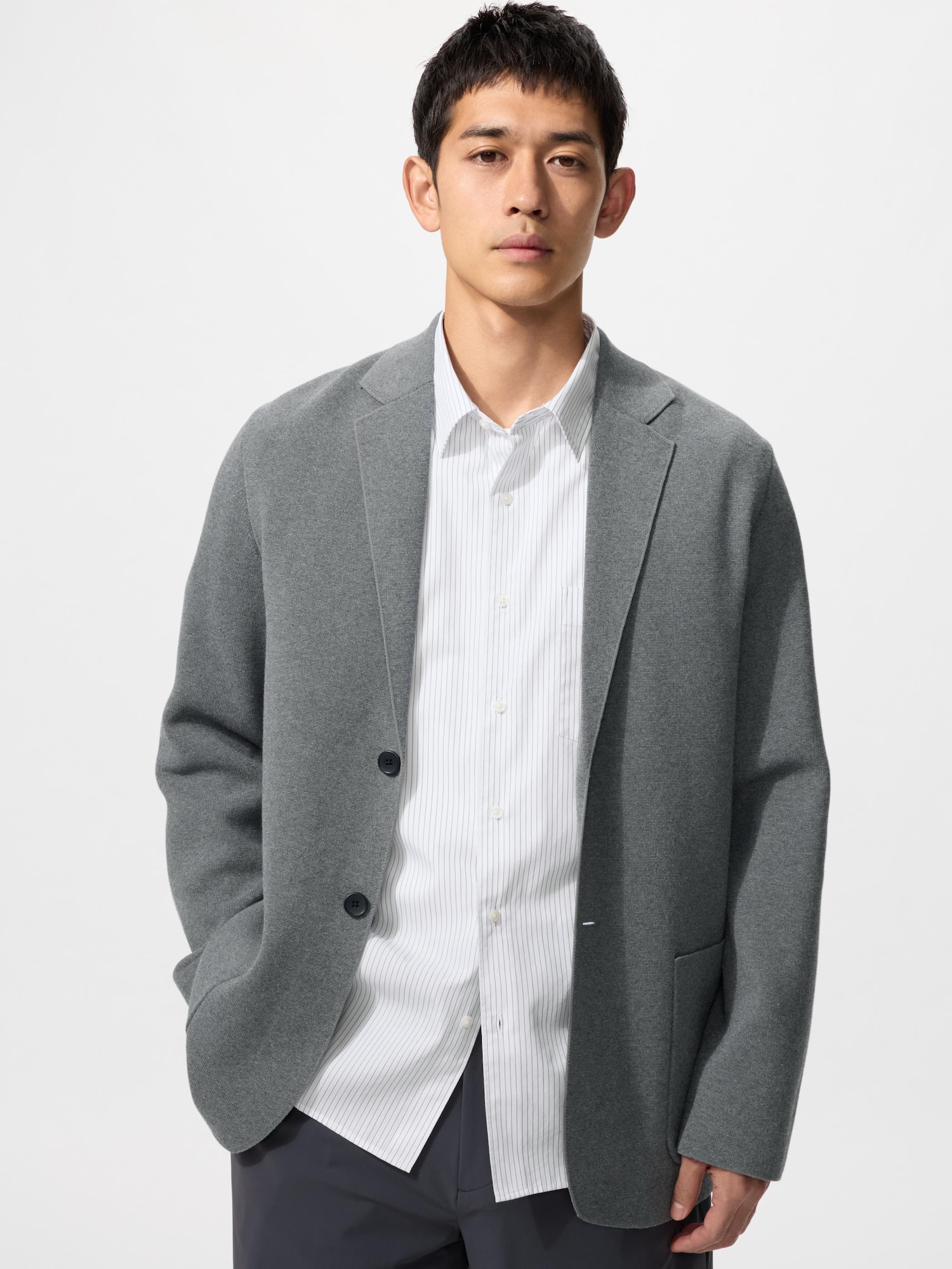 Жакет Милано риб — UNIQLO