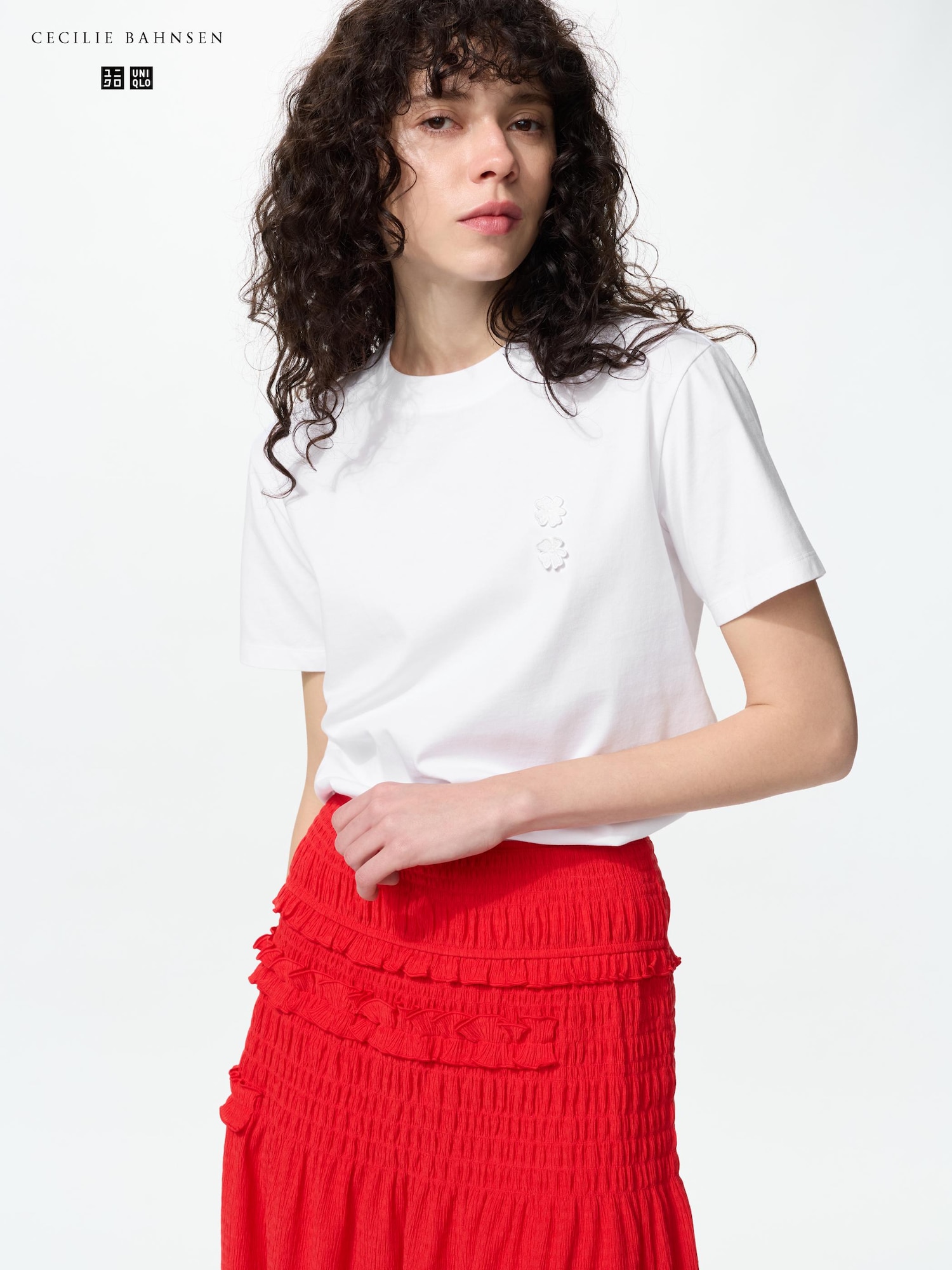 принтованная футболка — UNIQLO