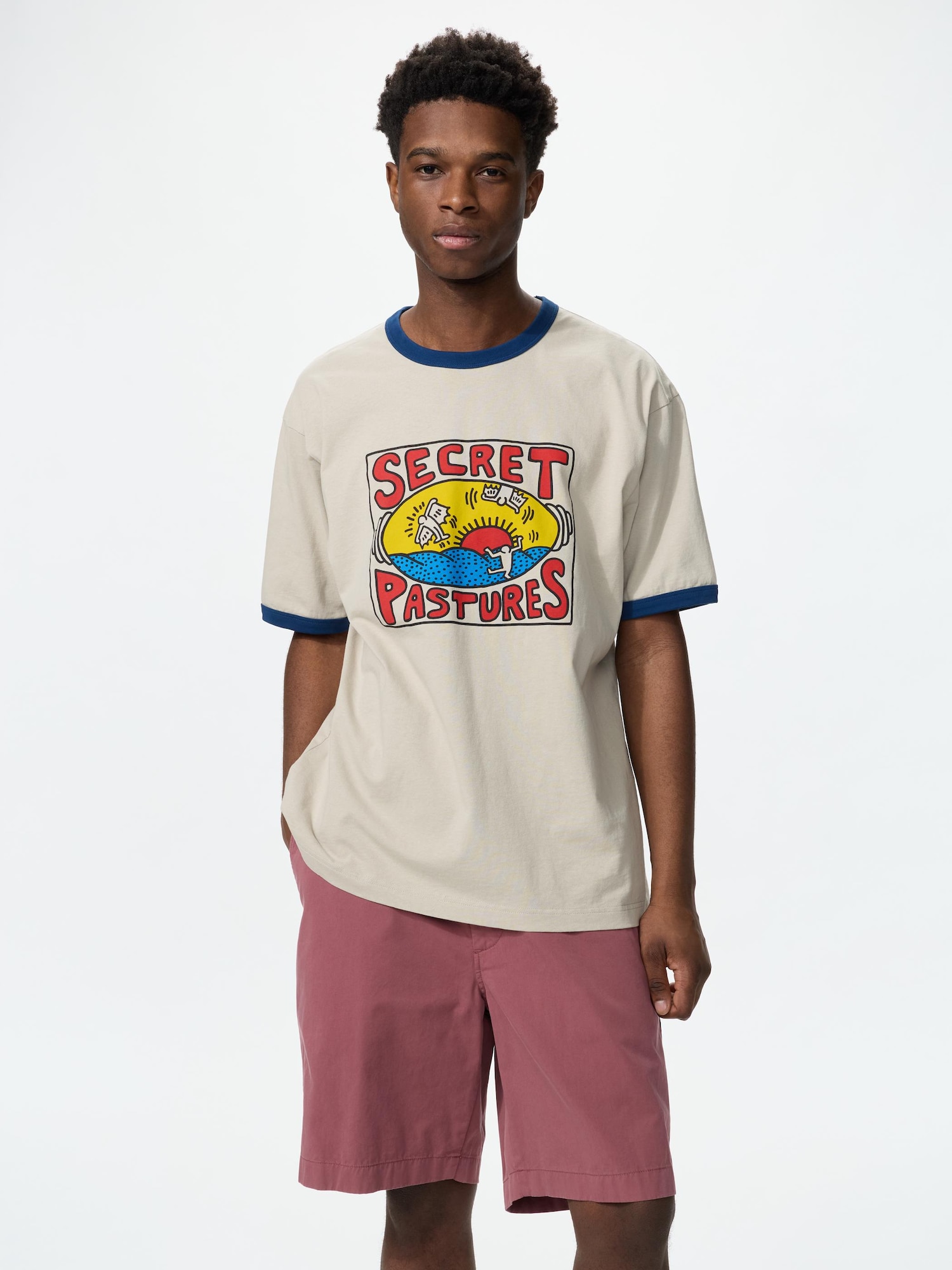 Кит Харинг UT/релаксфит — UNIQLO