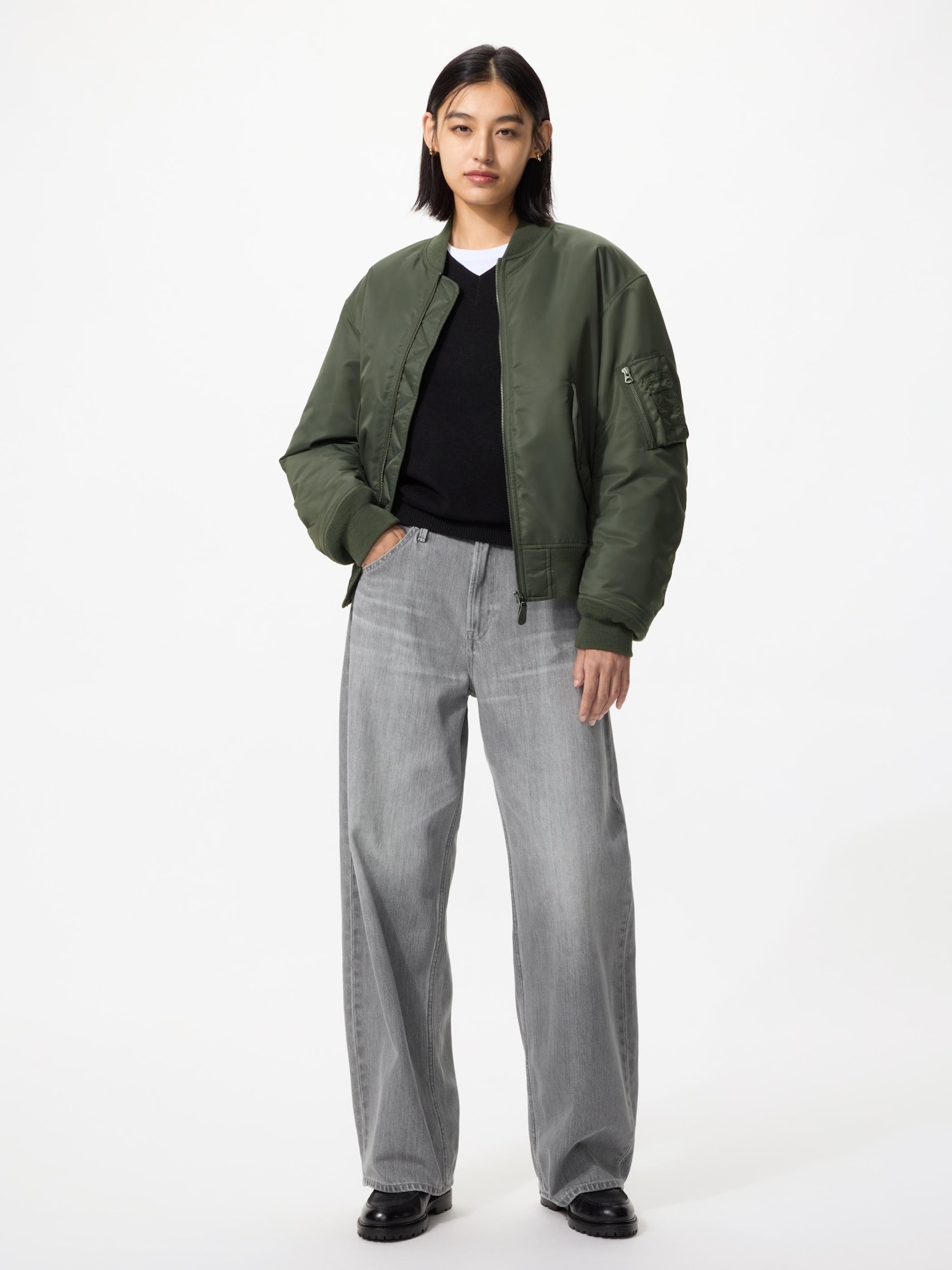 Baggy Barrel Leg Jeans/Longer Length
