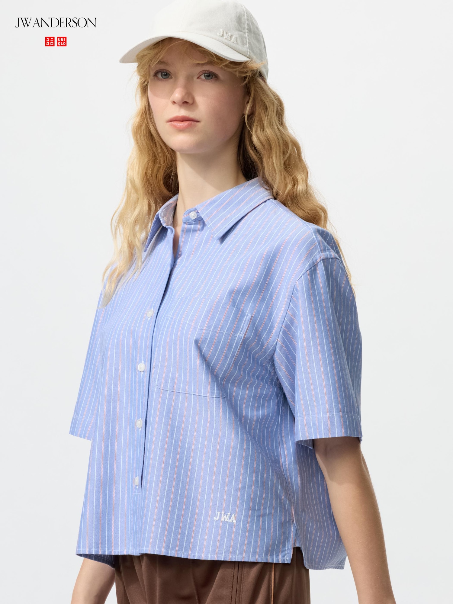 Рубашка оксфорд в полоску — UNIQLO