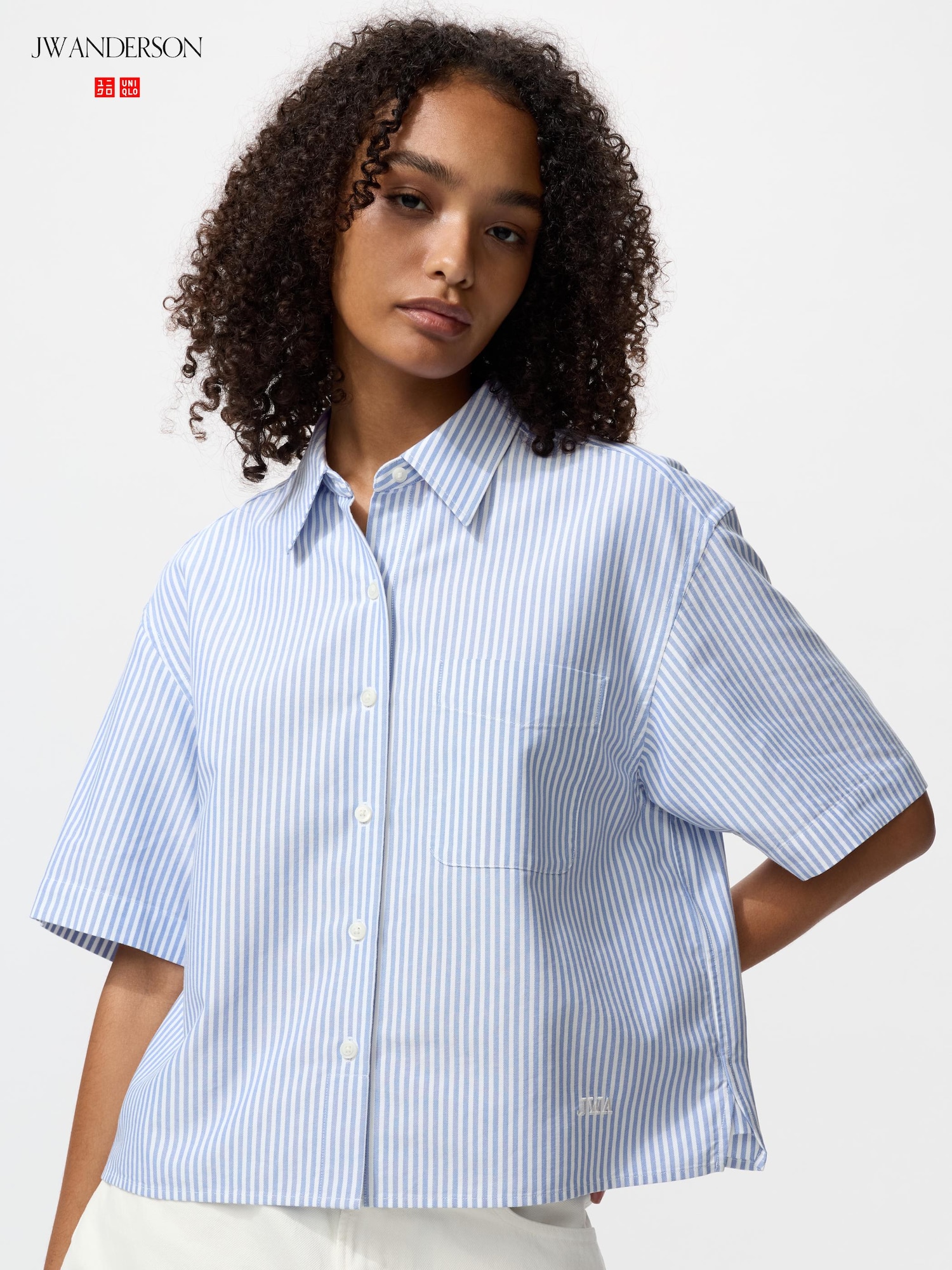 Рубашка оксфорд в полоску — UNIQLO
