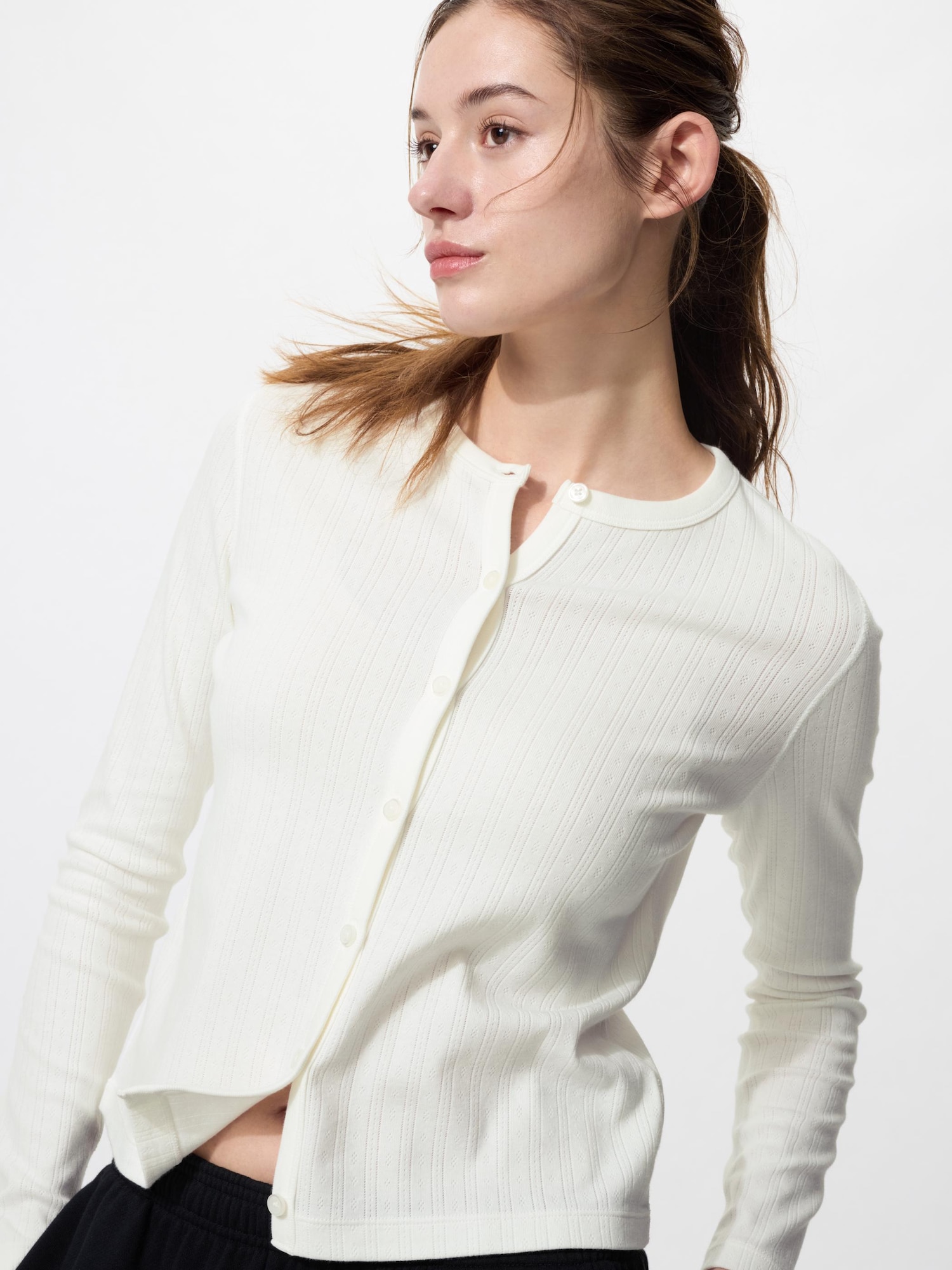 Кардиган Pointelle — UNIQLO