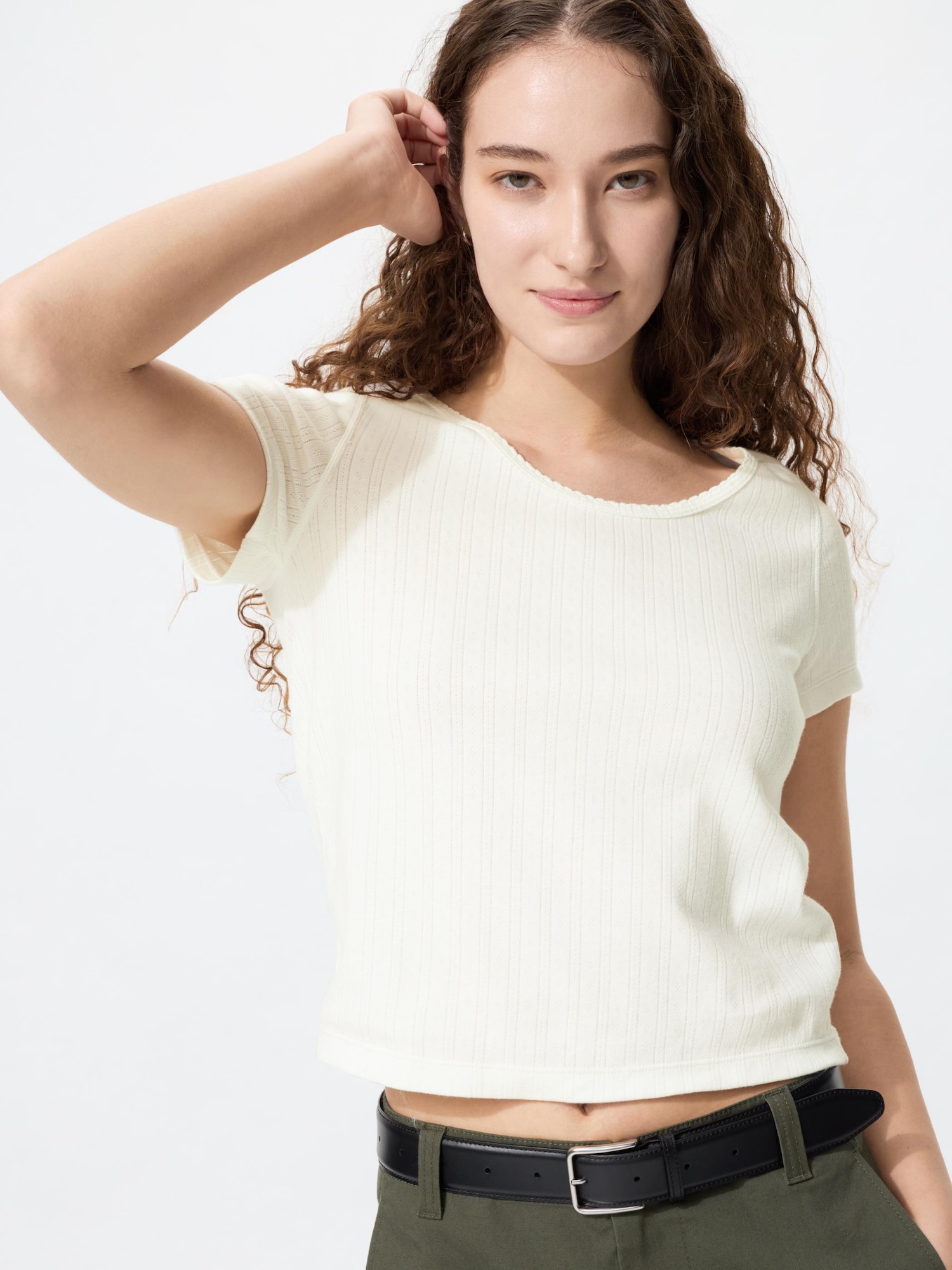 Мини-футболка с круглым вырезом — UNIQLO