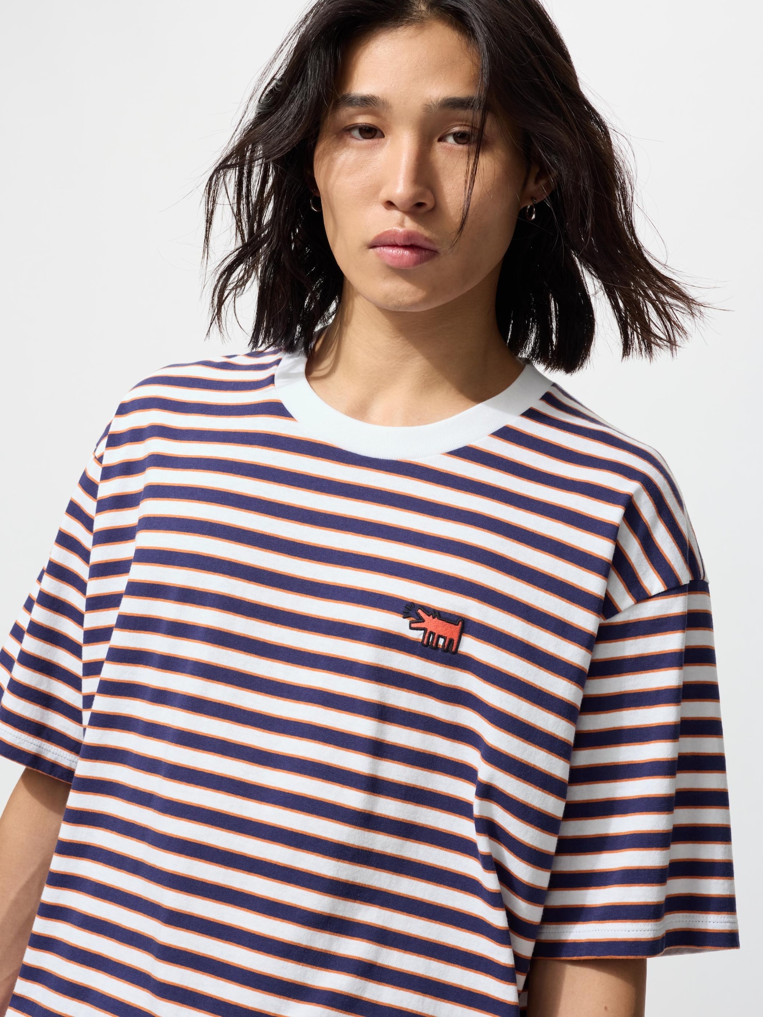 Кит Харинг UT/релаксфит — UNIQLO