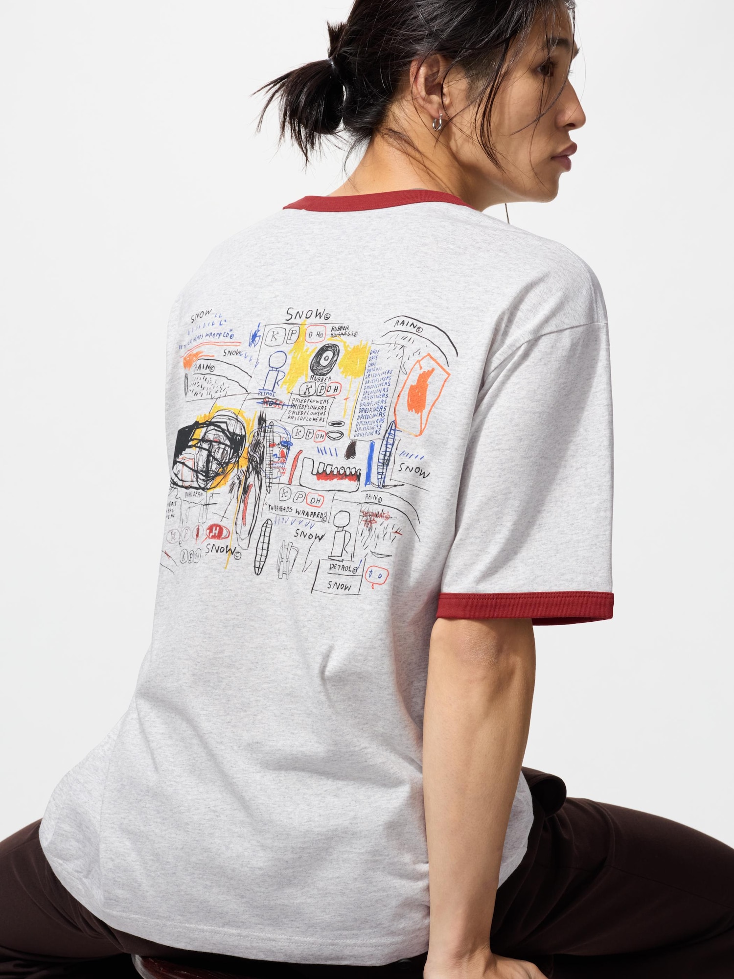 Jean-Michel Basquiat UT свободного кроя — UNIQLO