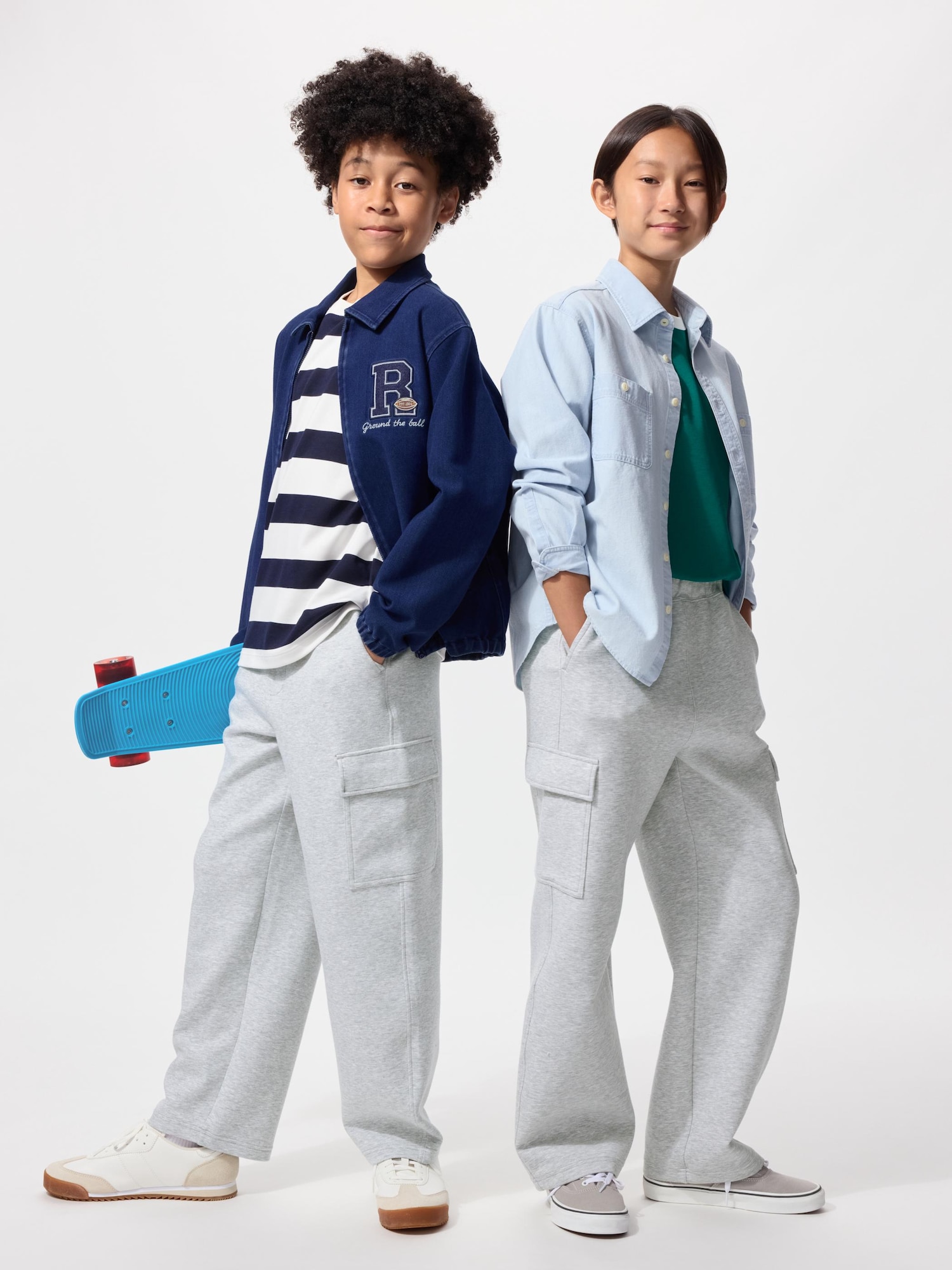 Сухой свитшот карго-брюки — UNIQLO