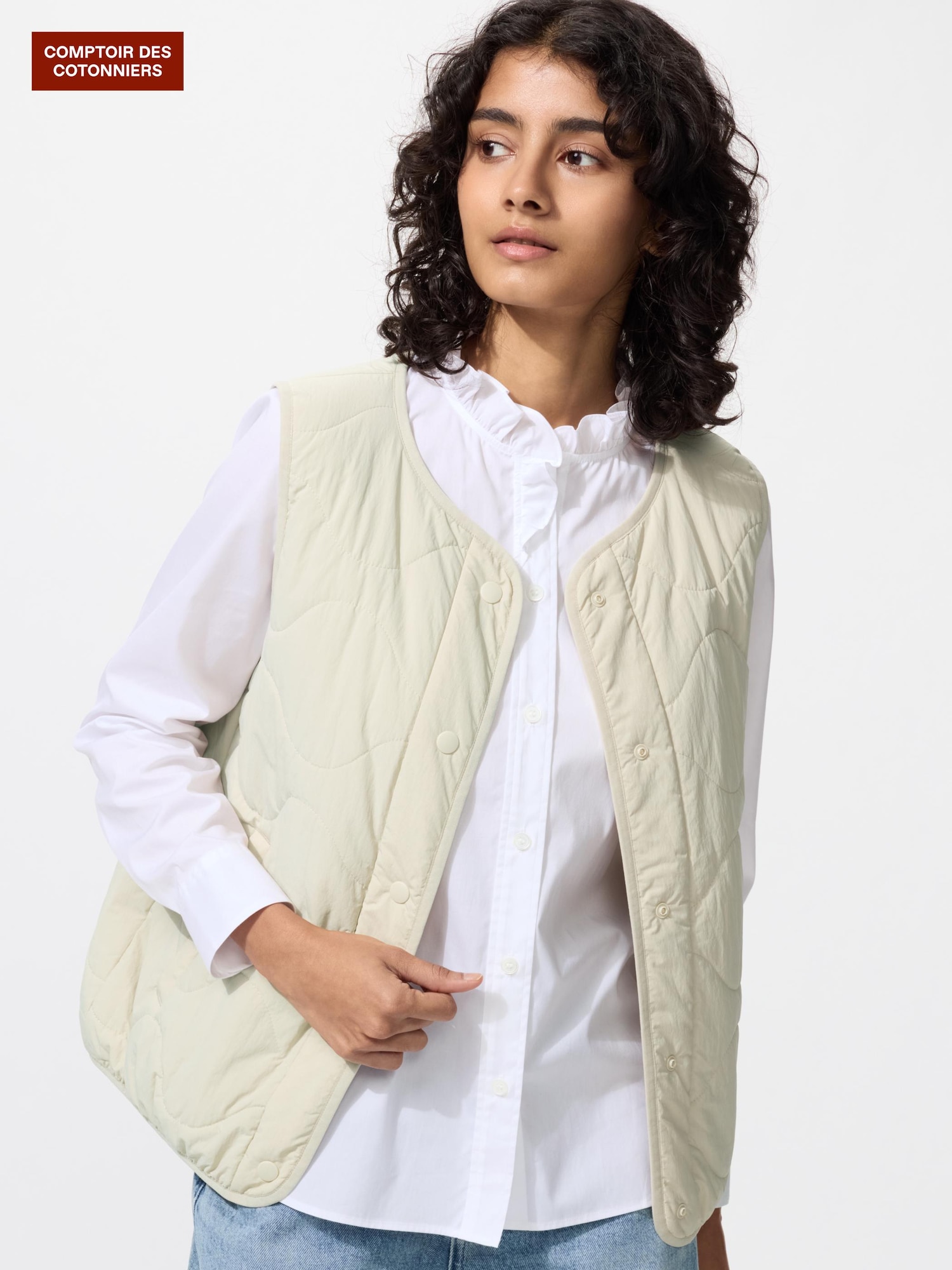 Жилет с Pufftech — UNIQLO