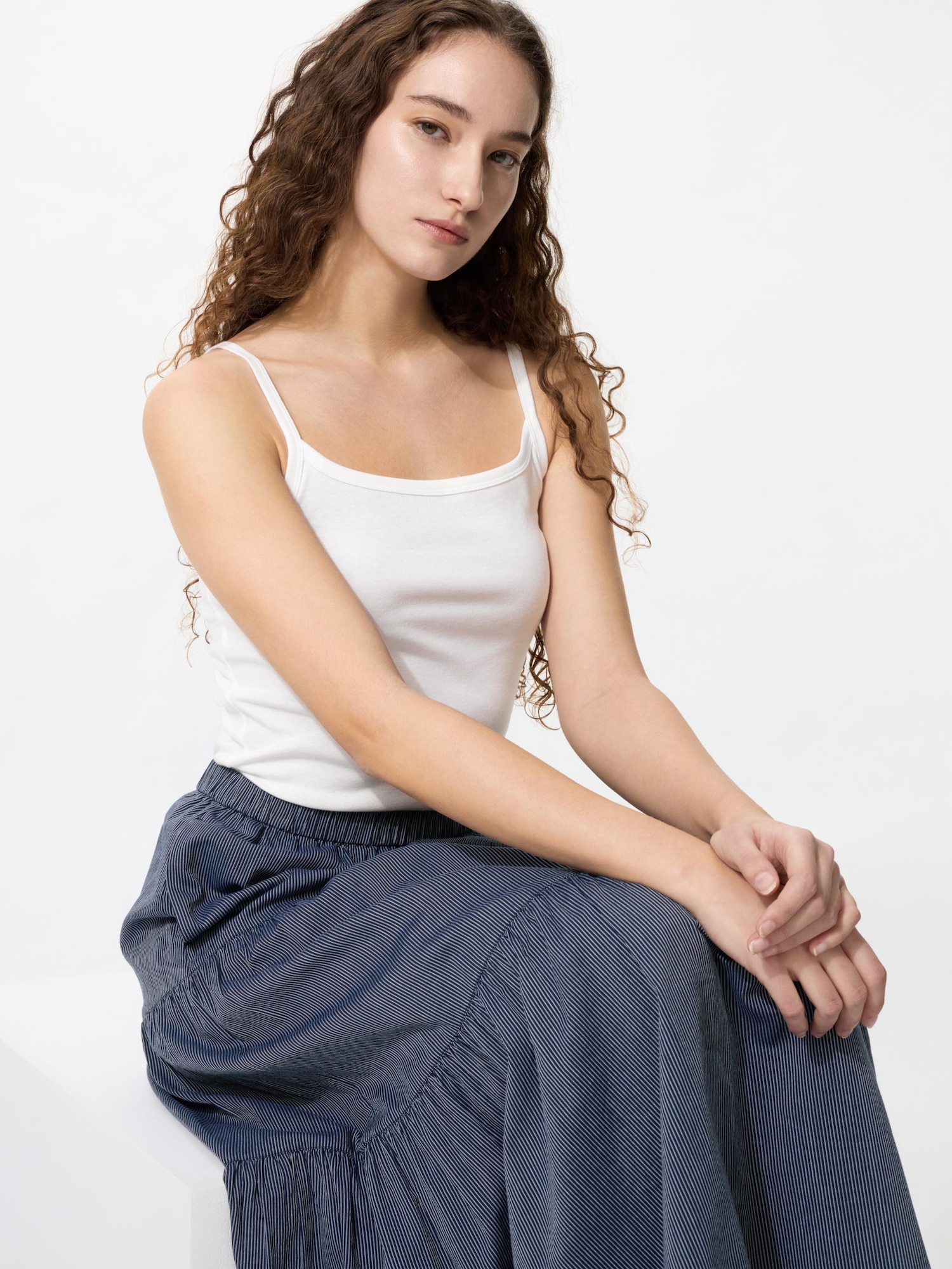 Хлопковый топ/2 шт. — UNIQLO