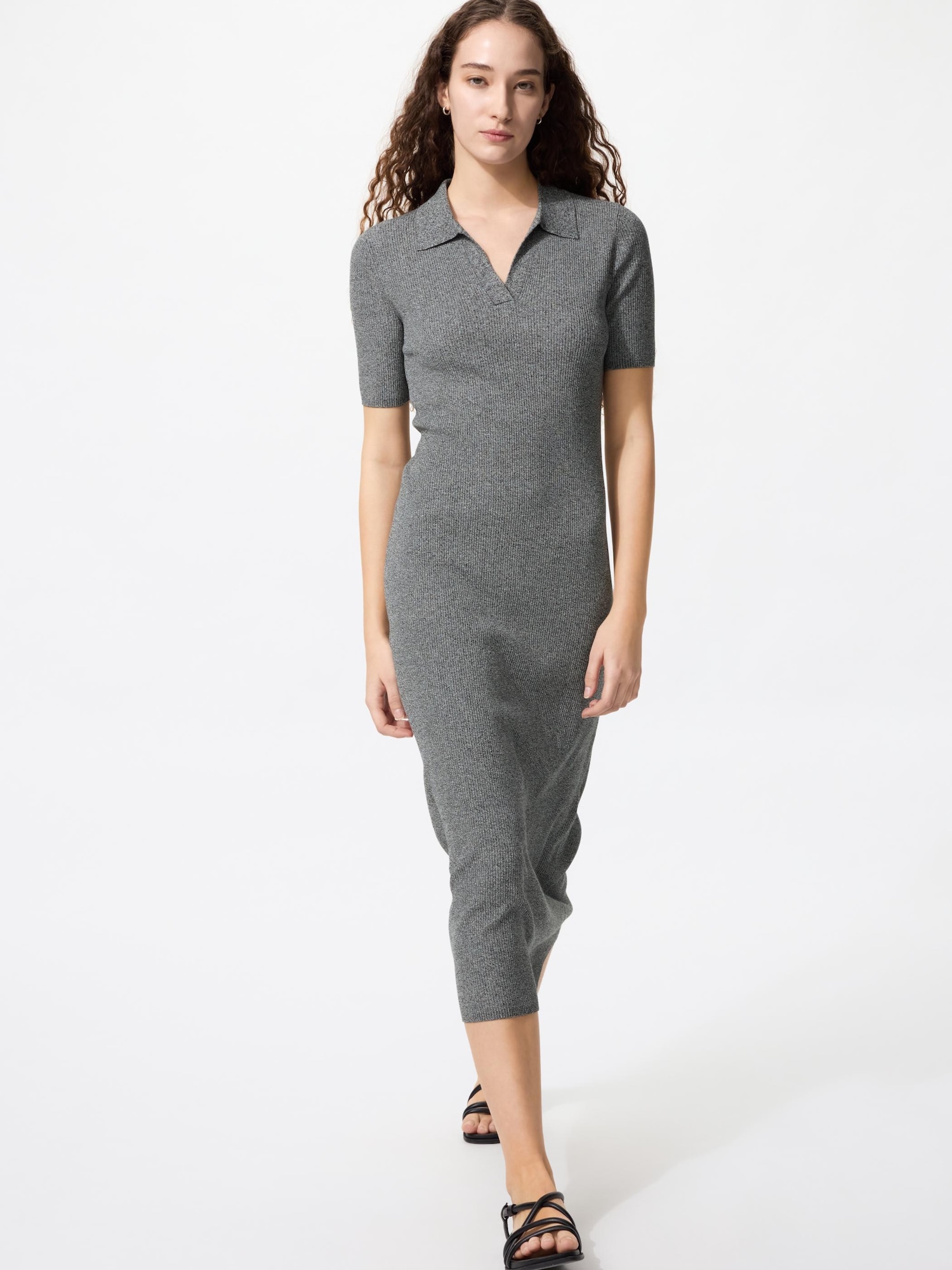 Стирающееся поло-платье — UNIQLO