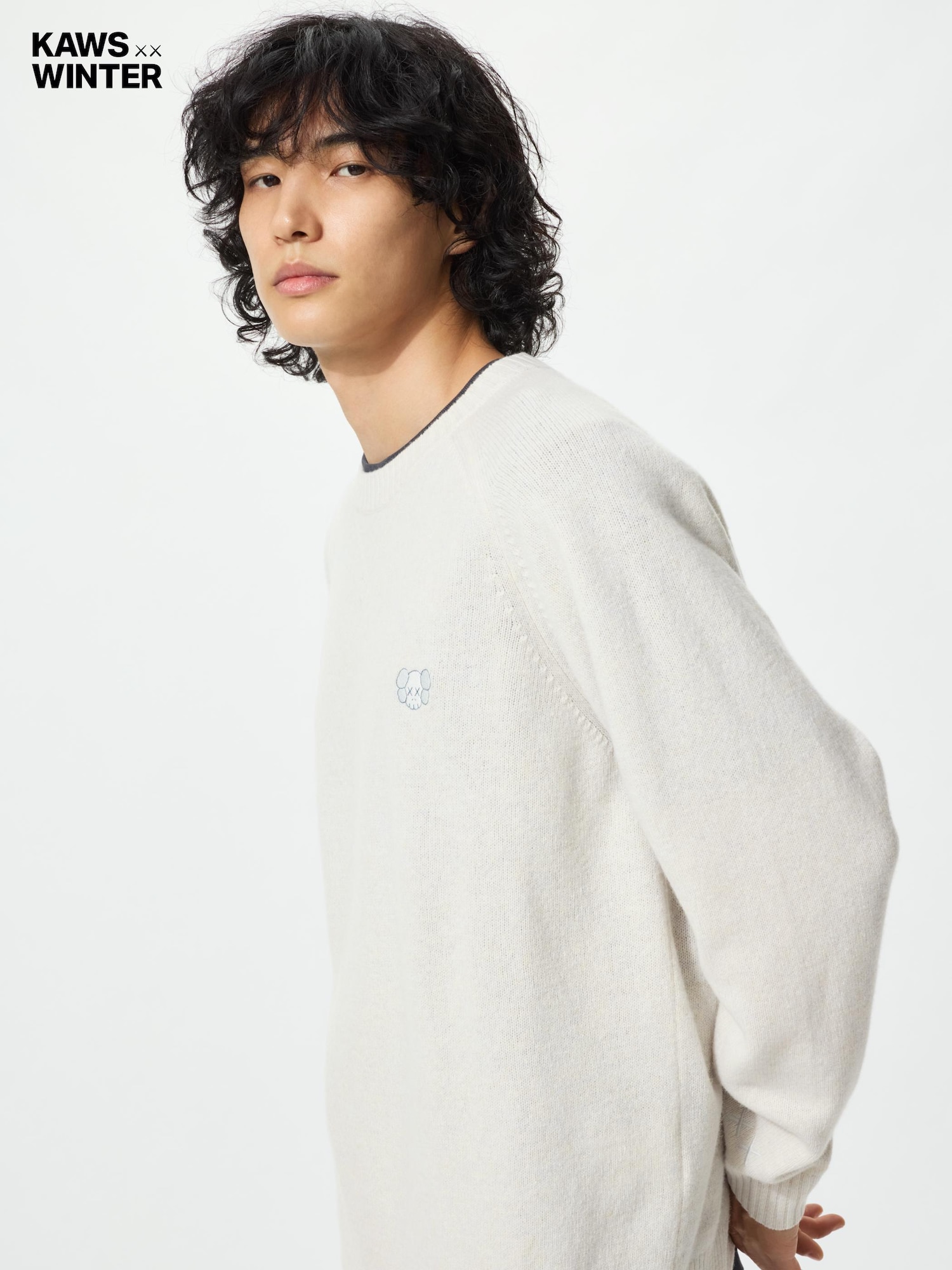 KAWS зимний ламповый свитер — UNIQLO