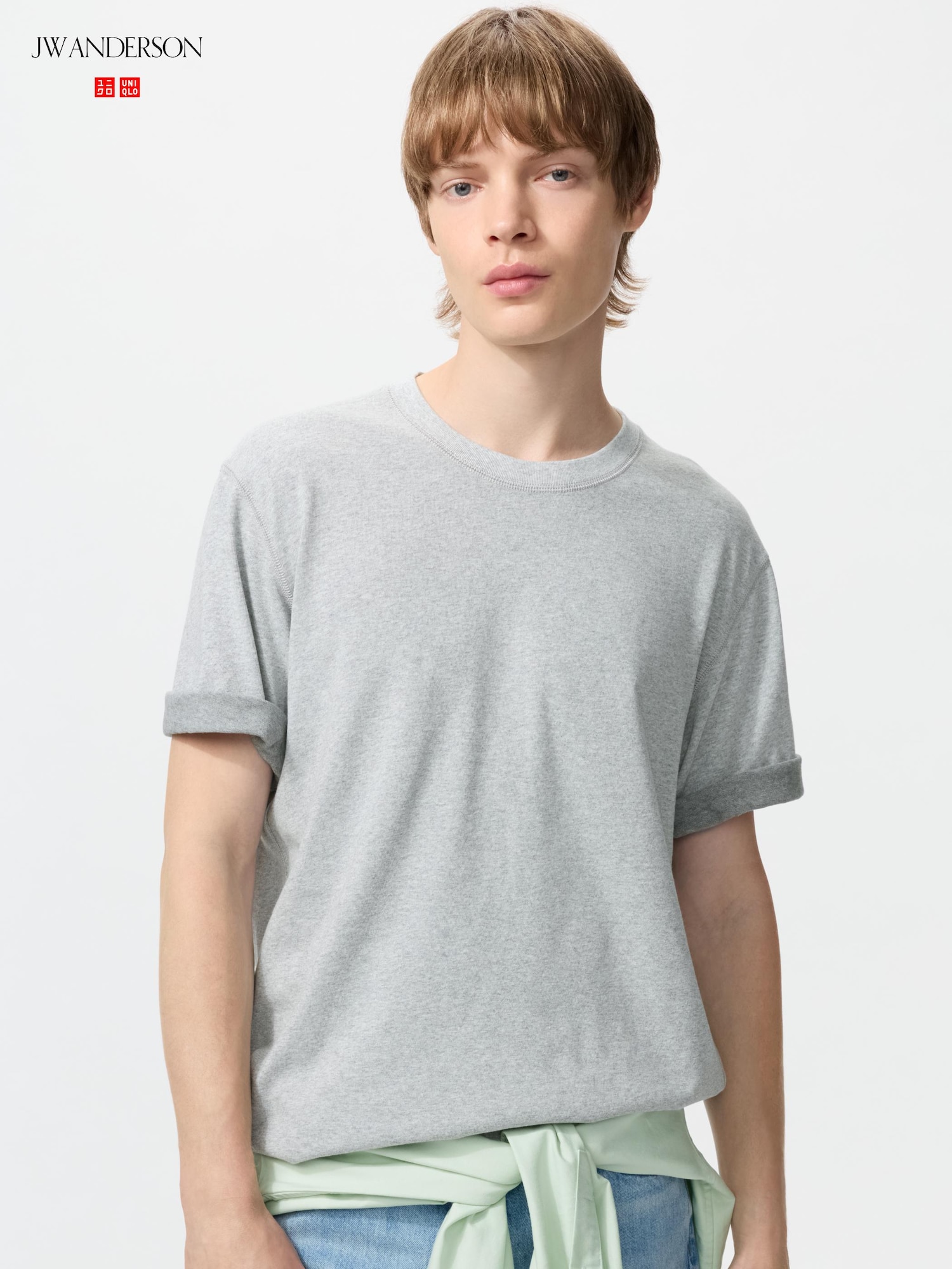 Двухцветная футболка — UNIQLO