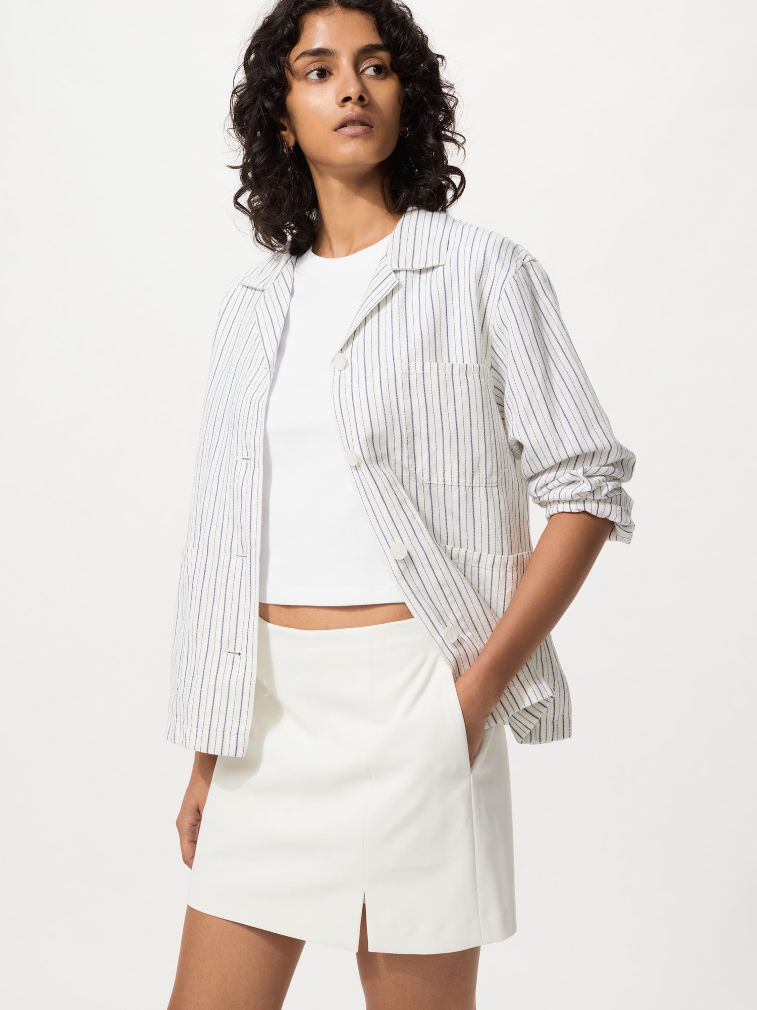Юбка с разрезом — UNIQLO