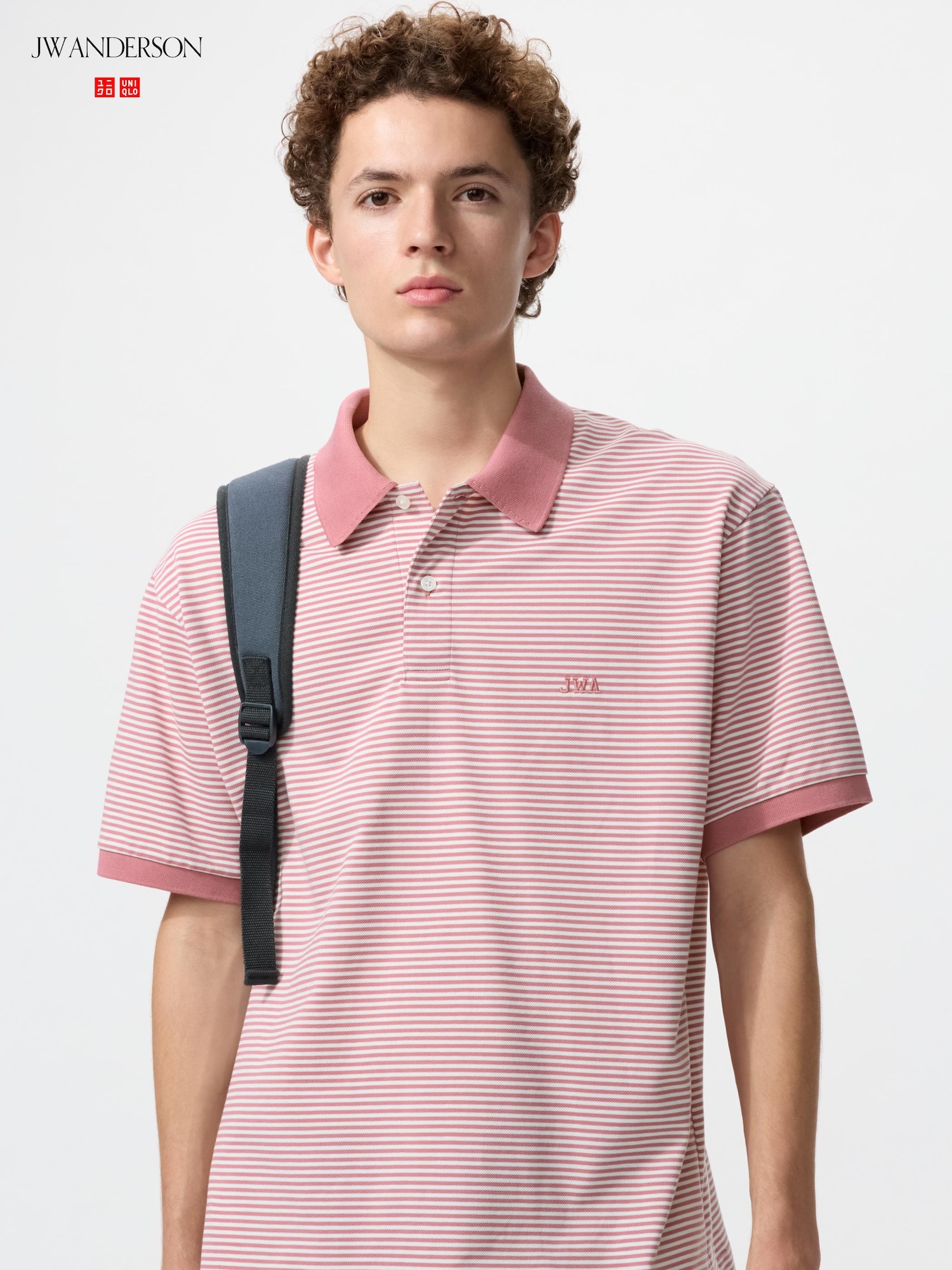 Поло Dry пике в полоску — UNIQLO