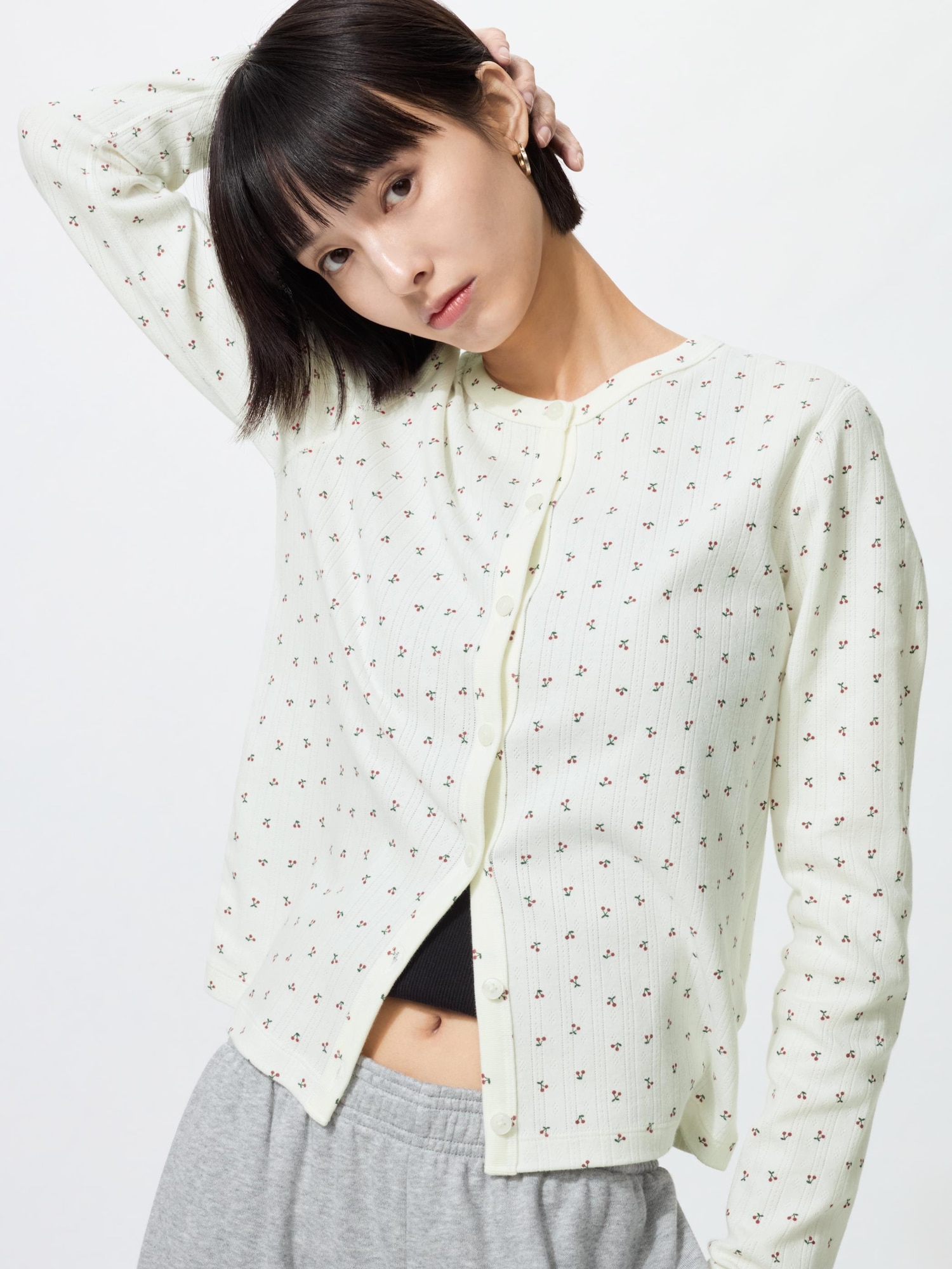 Кардиган Pointelle — UNIQLO
