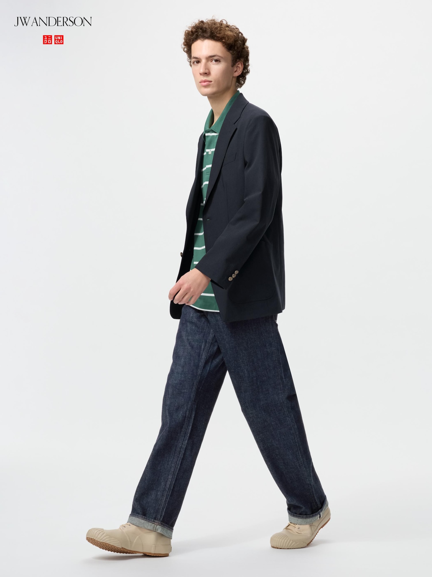 Джинсы прямые сельвидж — UNIQLO
