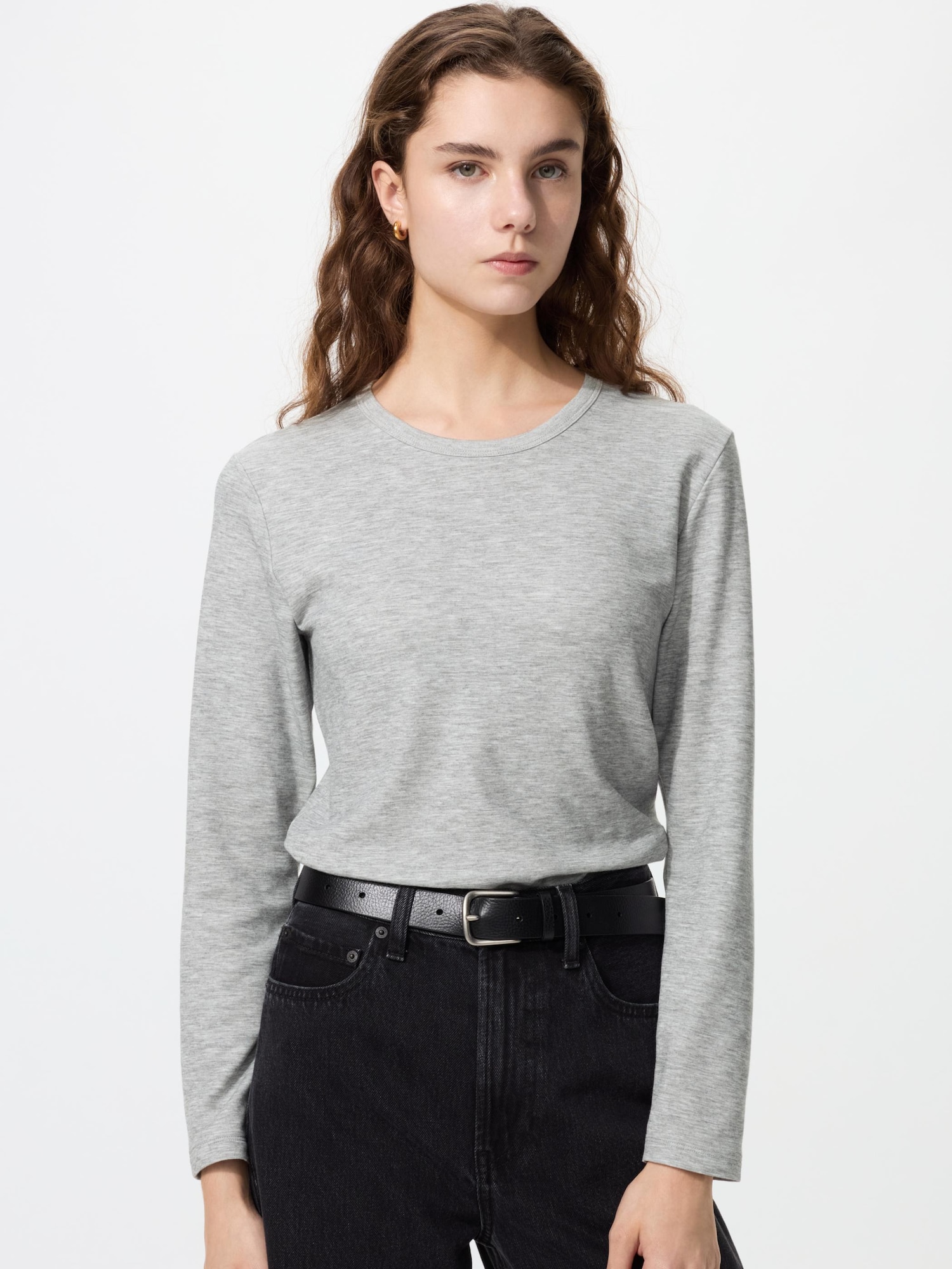 HEATTECH Extra Warm хлопковое термобельё с круглым вырезом — UNIQLO