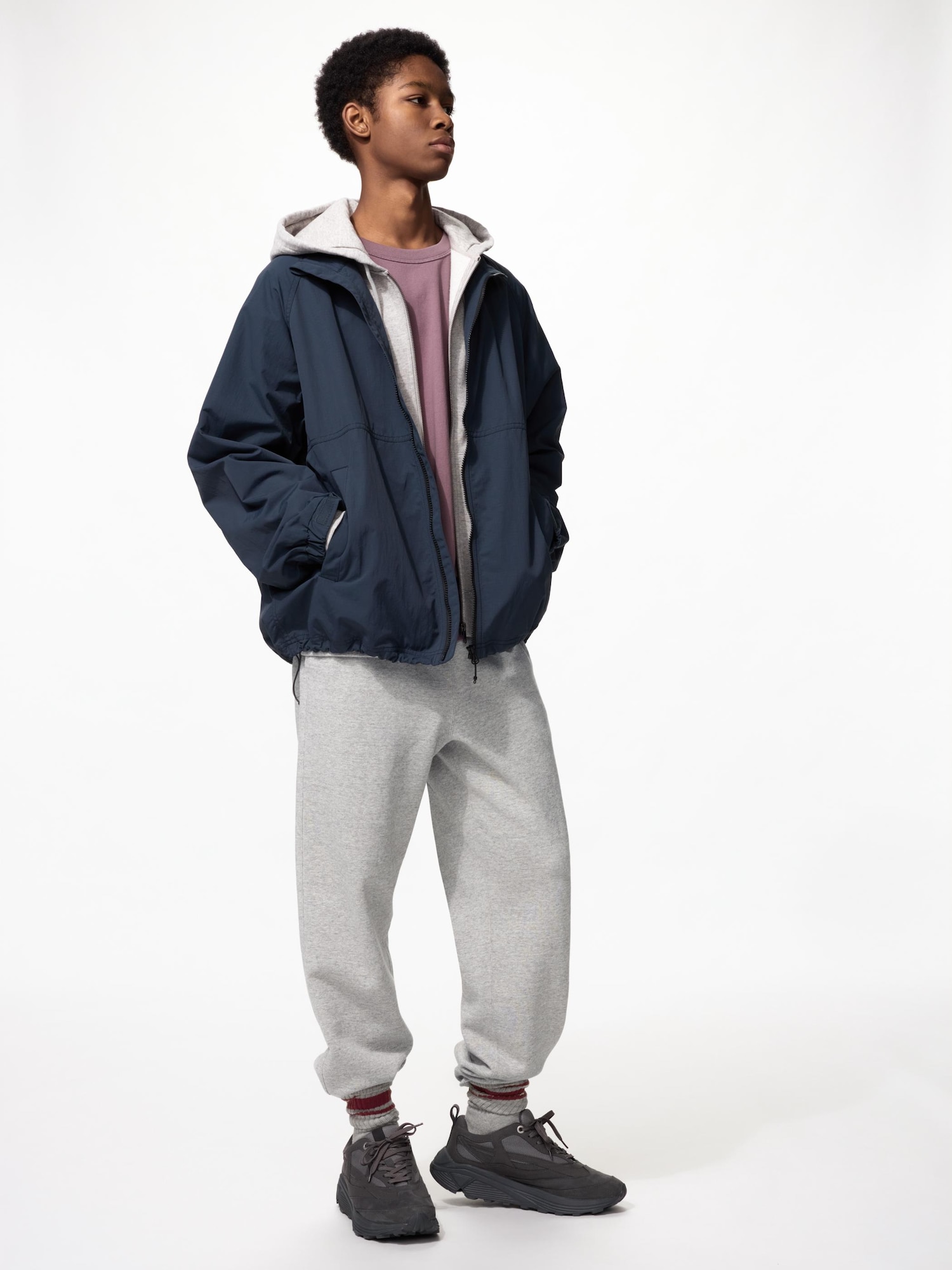 Трикотажные брюки, удлинённые — UNIQLO