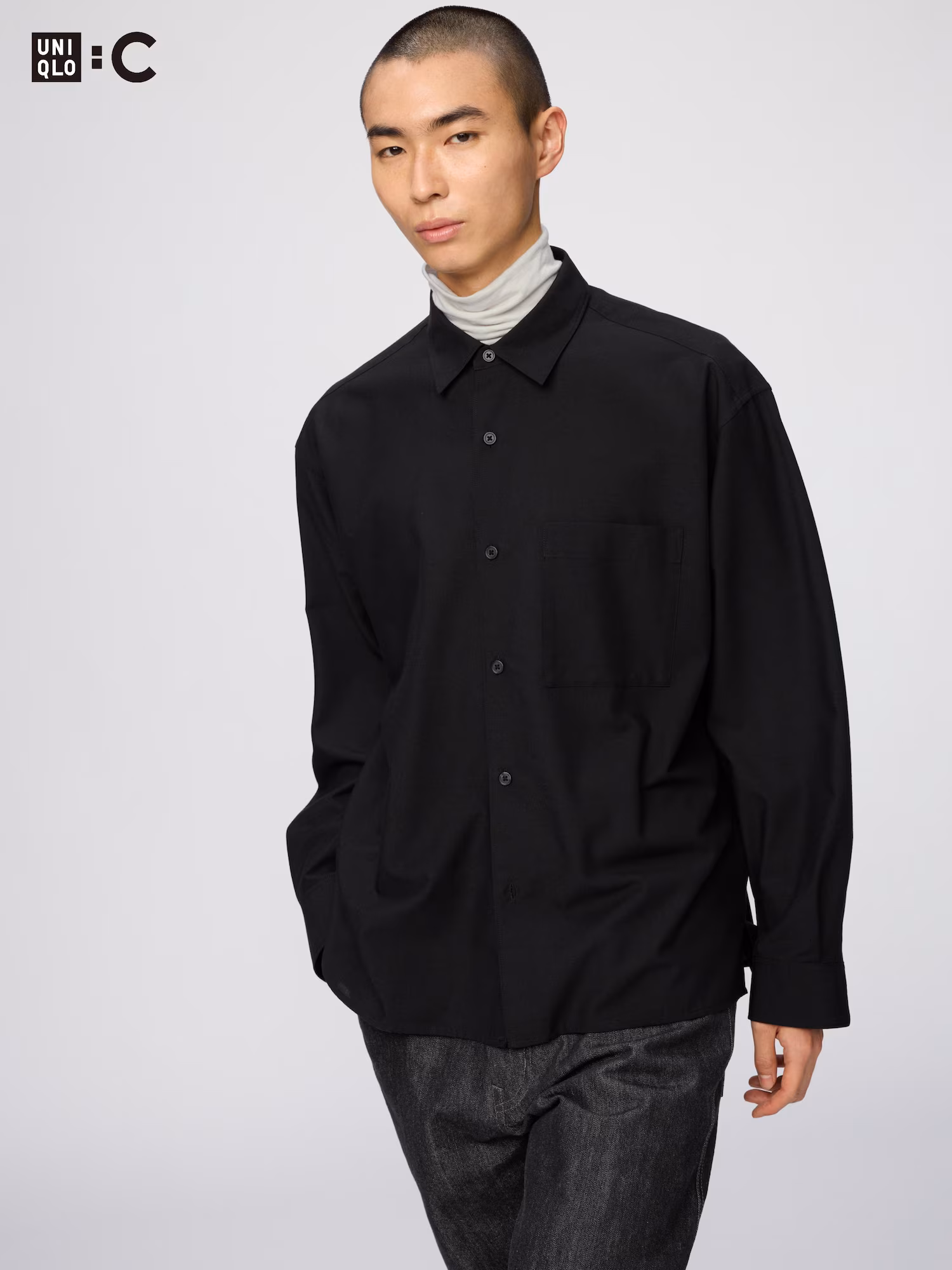 Мягкая рубашка легкого ухода — UNIQLO