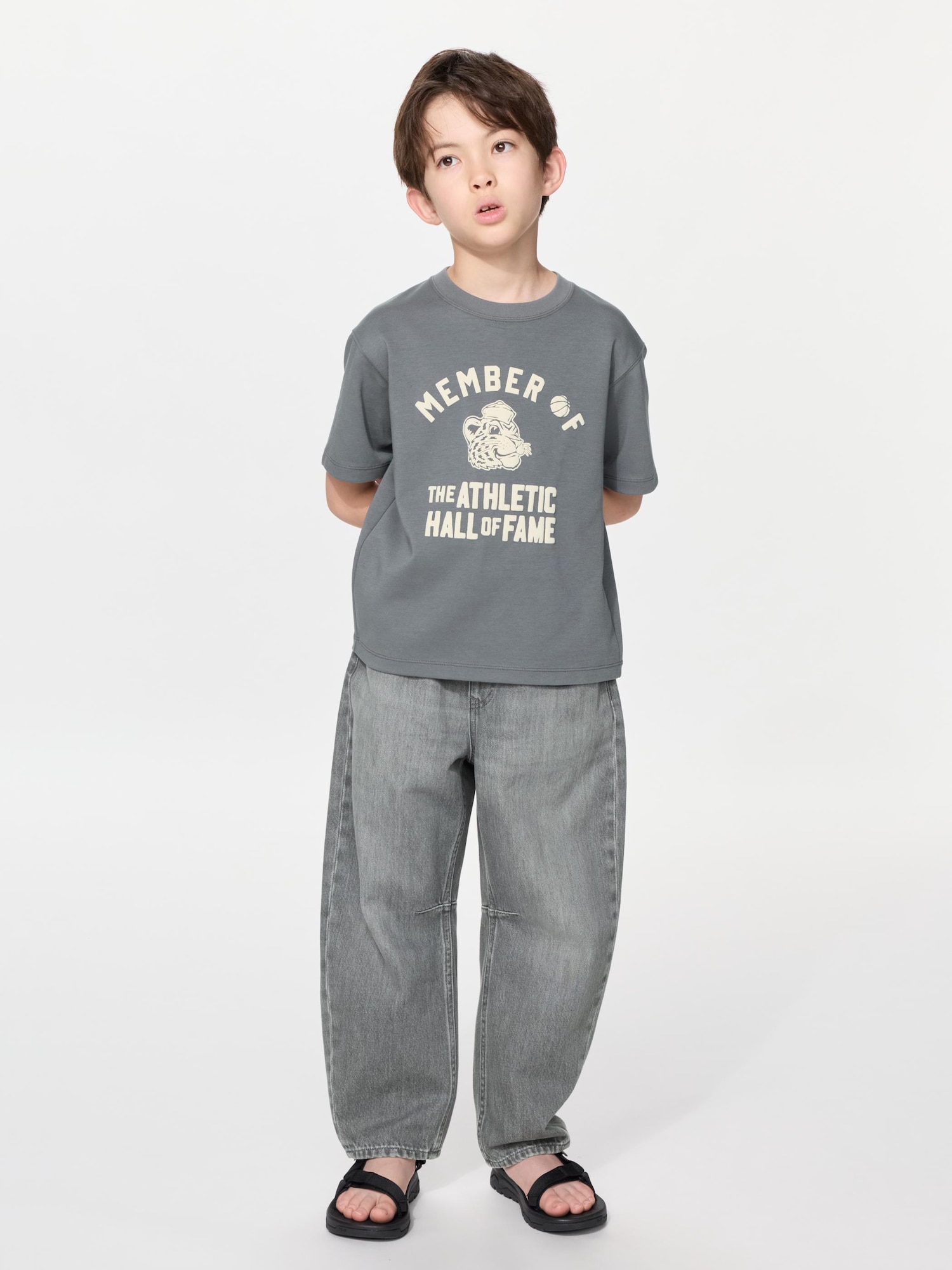 Джинсы бочкообразные — UNIQLO