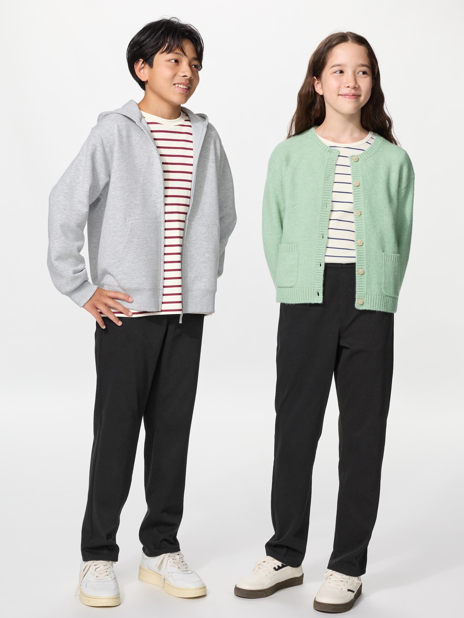 Джерсевые джинсы прямого кроя — UNIQLO