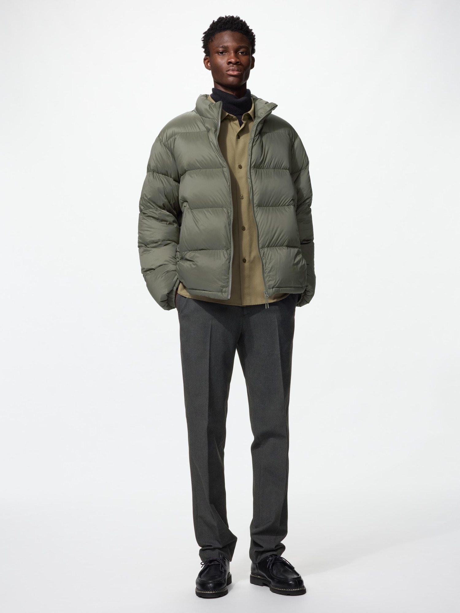 Теплые смарт-штаны/гленчек — UNIQLO