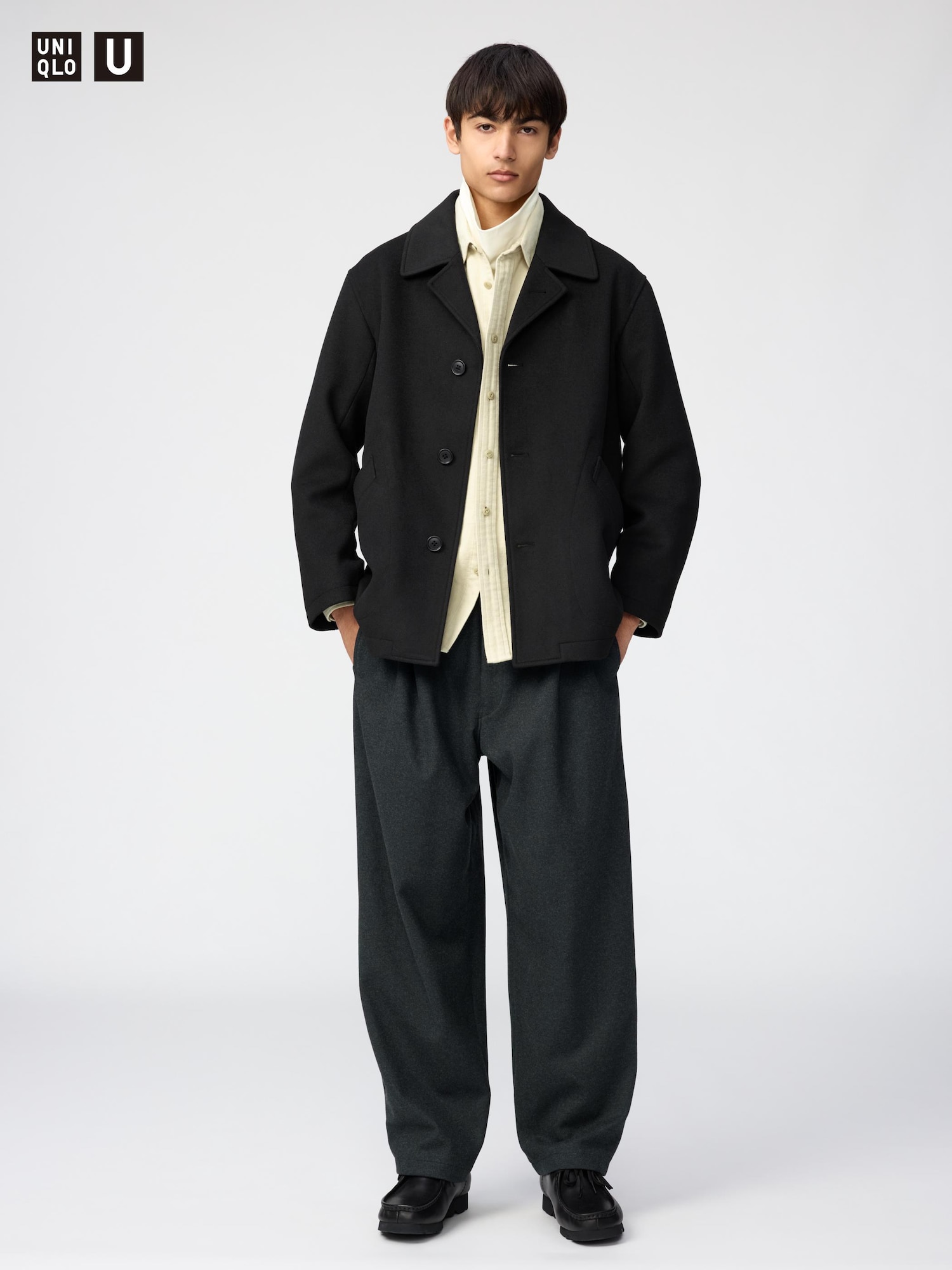 Широкие брюки из мягкого трикотажа — UNIQLO