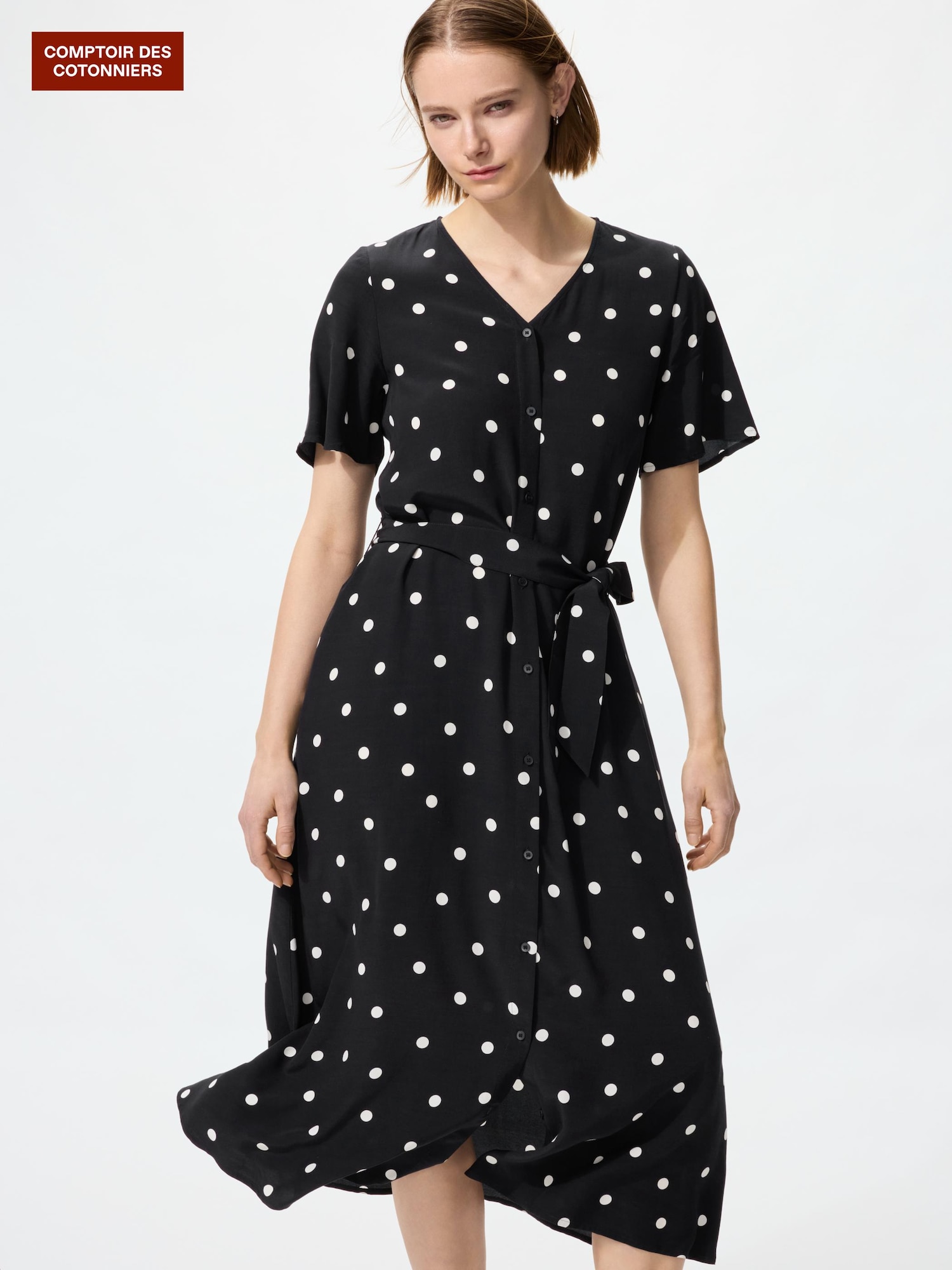 Платье длинное вискоза — UNIQLO