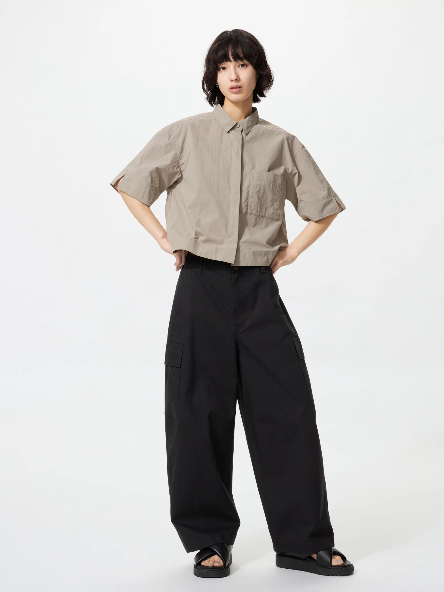 Брюки карго бочкообразные — UNIQLO