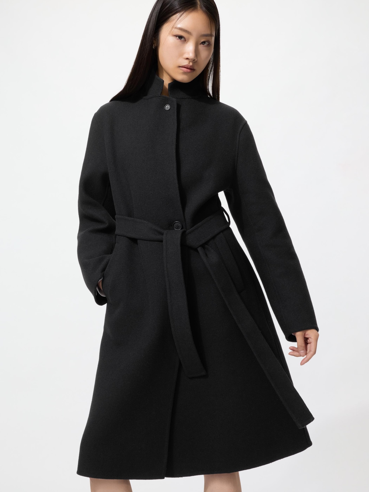 Двусторонний удлинённый релаксс-пальто — UNIQLO
