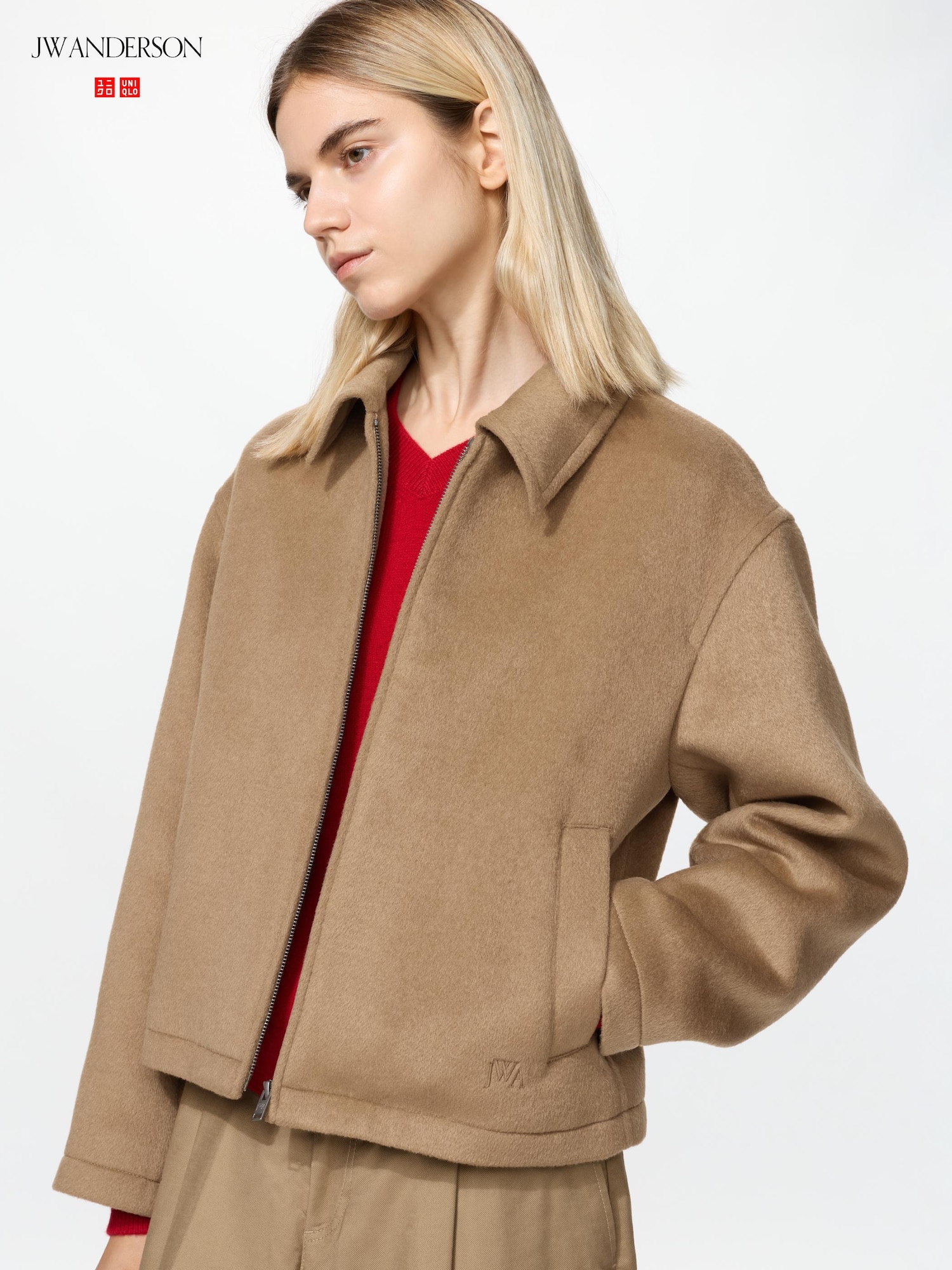 Короткий блузон с ворсом — UNIQLO